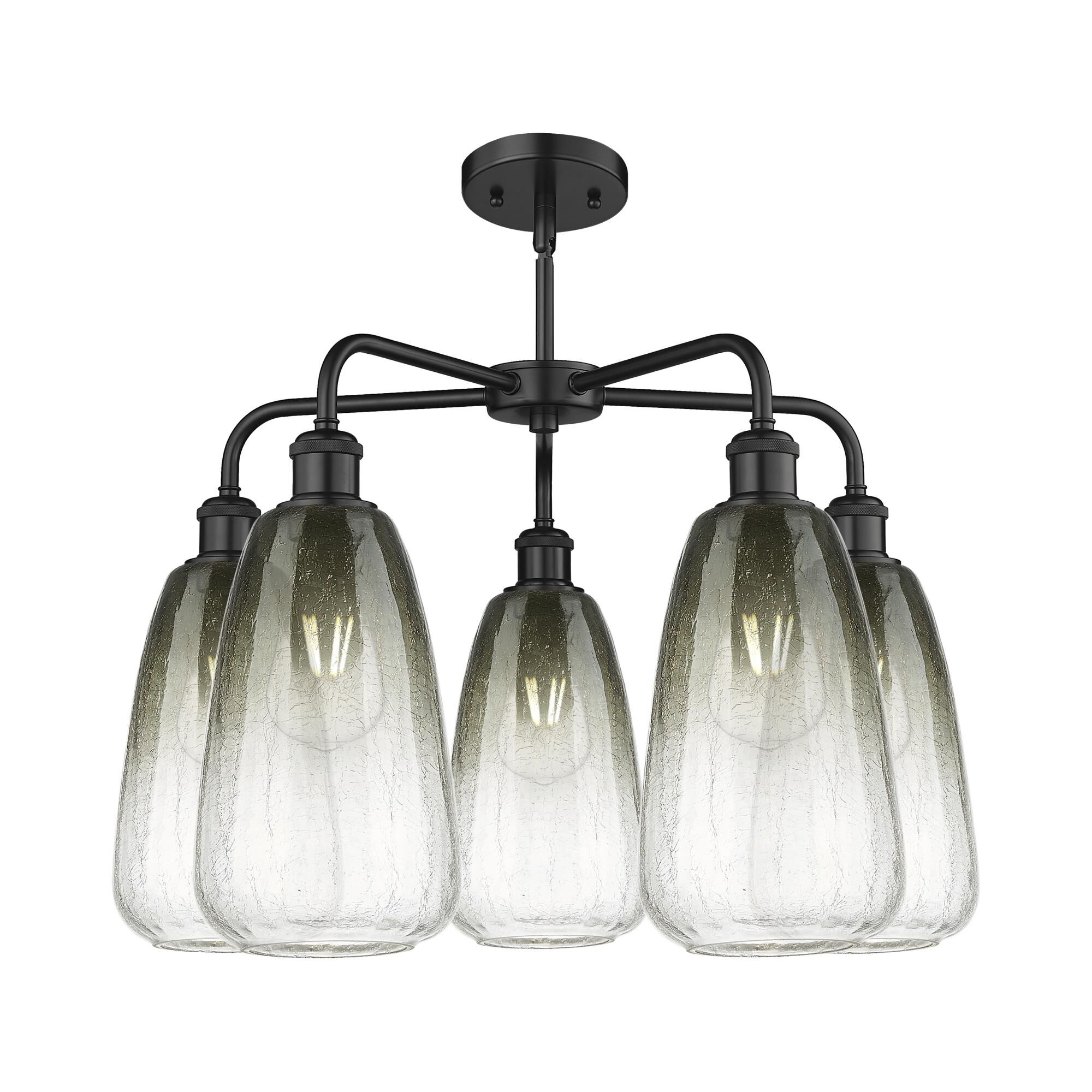 Shown in Matte Black finish and Slate glass