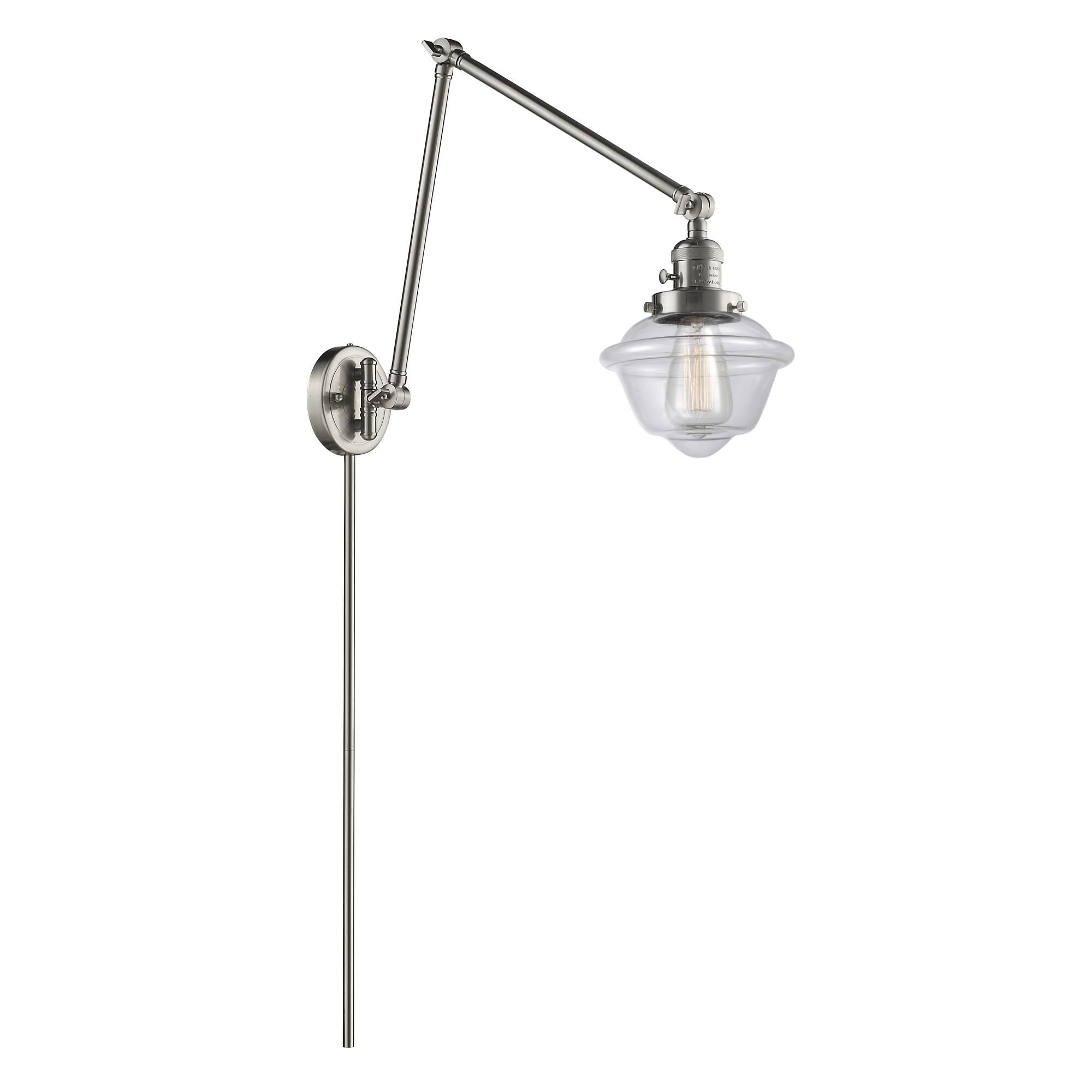 Bruno Marashlian Small Oxford Wall Swing Lamp by Innovations Lighting