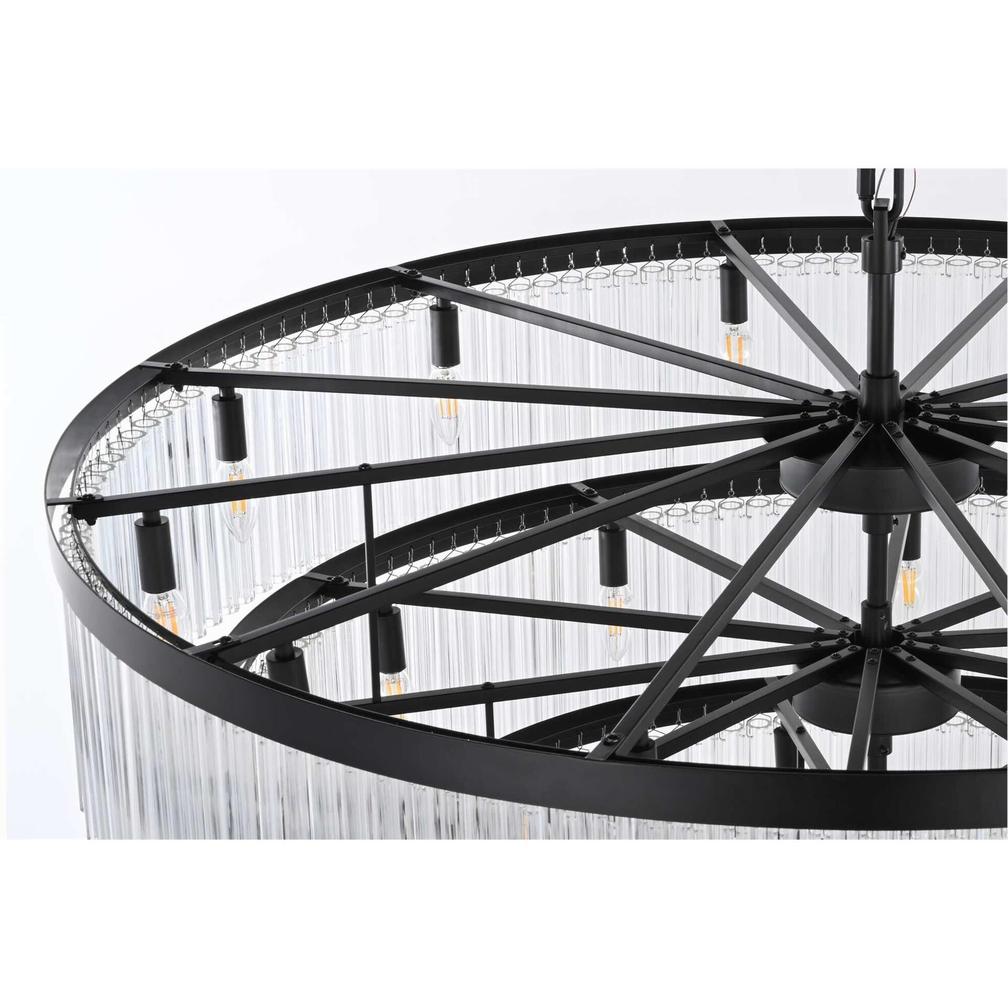 Harlow 48 Inch Chandelier by Elegant Lighting