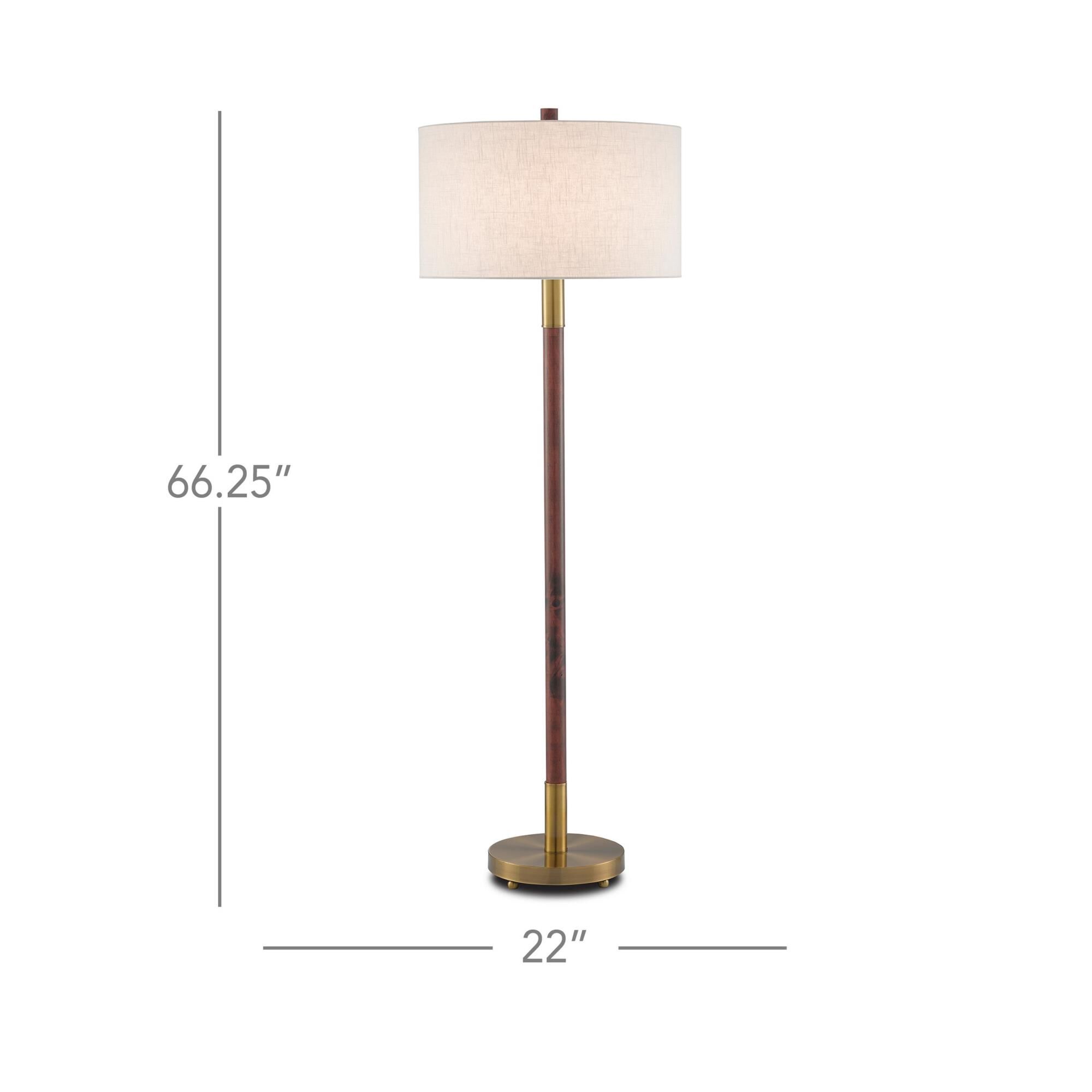 Bravo 66 Inch Floor Lamp by Currey and Company