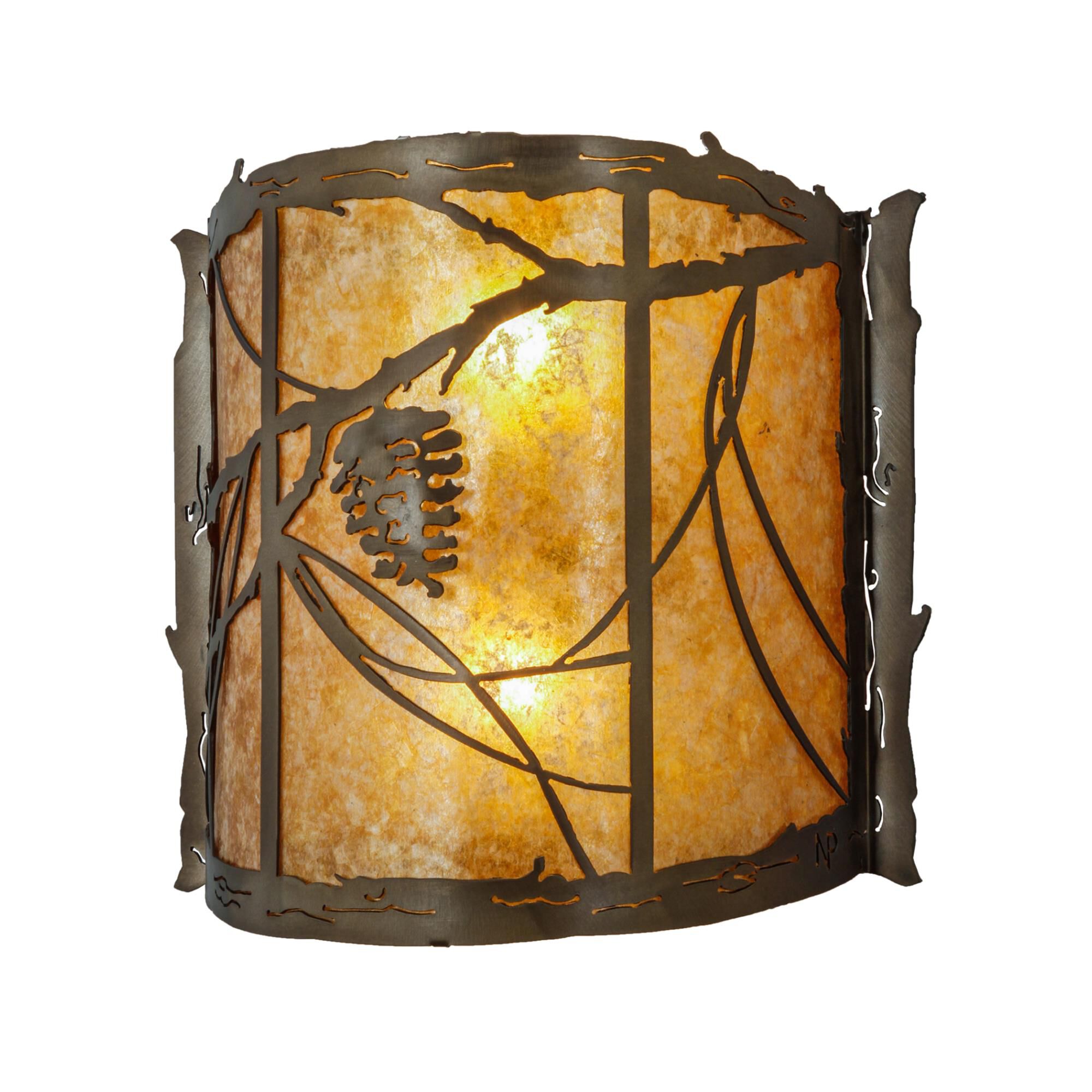 Whispering Pines 15 Inch Wall Sconce by Meyda Lighting