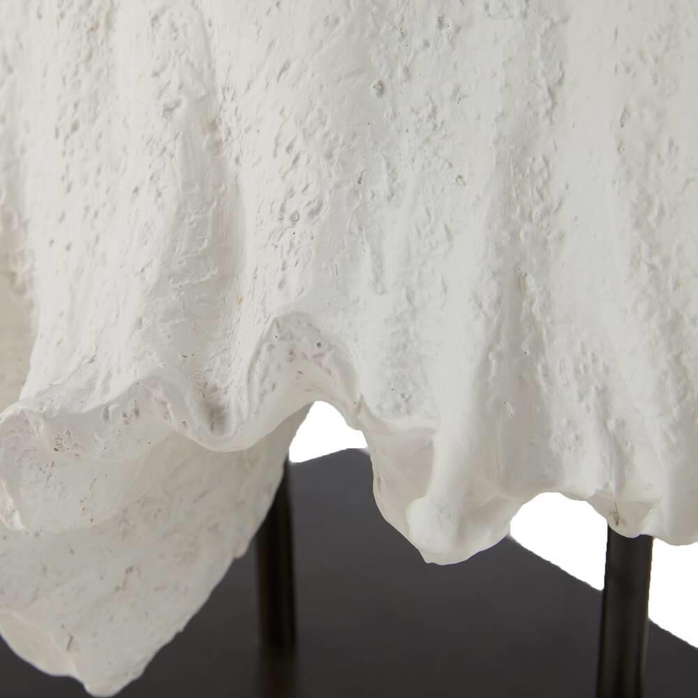 Shown in Matte White Plaster finish