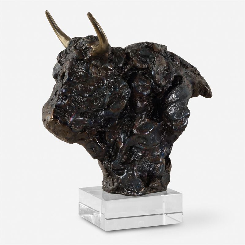 Bison Figurine by Uttermost
