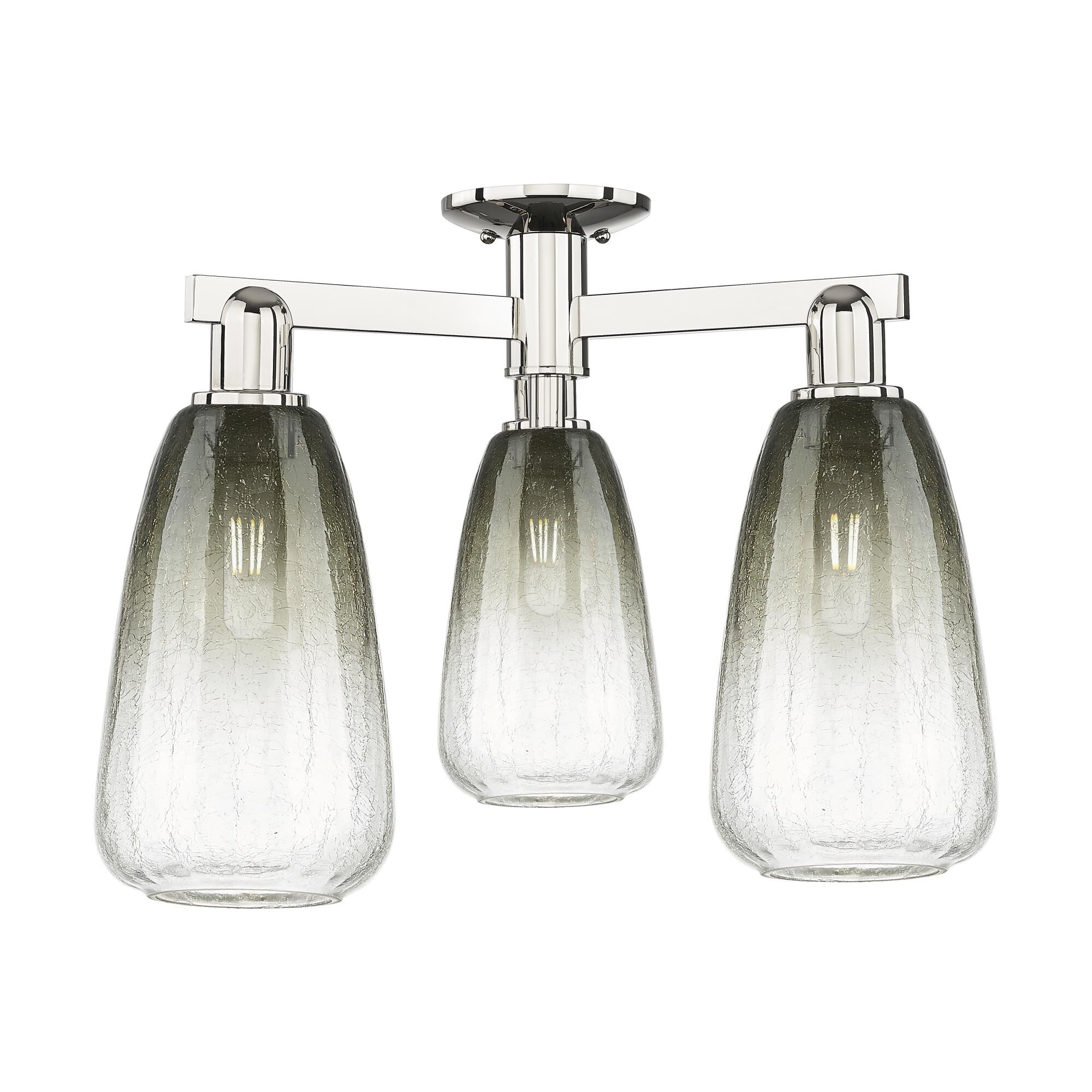 Bruno Marashlian Brookhaven Almond 24 Inch Semi Flush Mount by Innovations Lighting