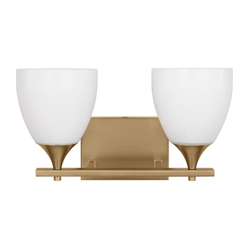 Drew & Jonathan Toffino 16 Inch 2 Light Bath Vanity Light by Visual Comfort Studio