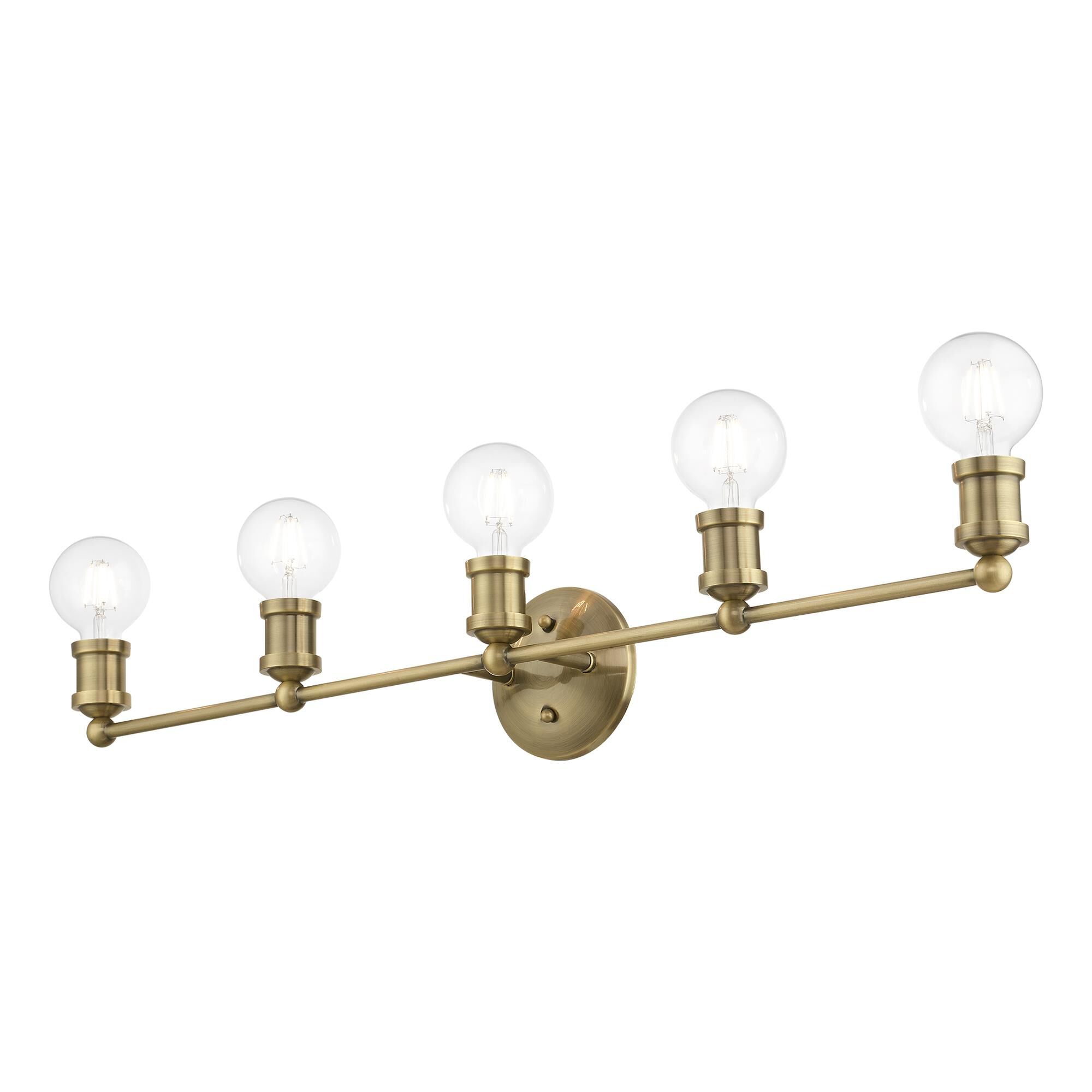 Lansdale 33 Inch 5 Light Bath Vanity Light by Livex Lighting