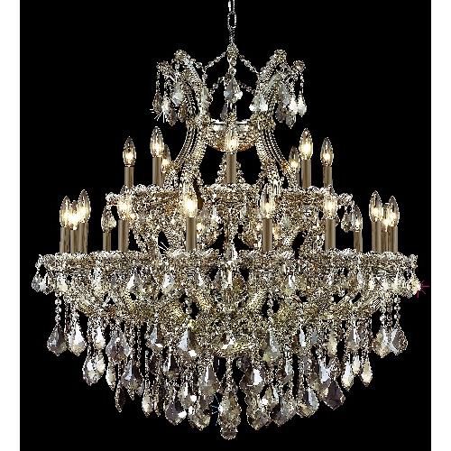 Maria Theresa 36 Inch 24 Light Chandelier by Elegant Lighting