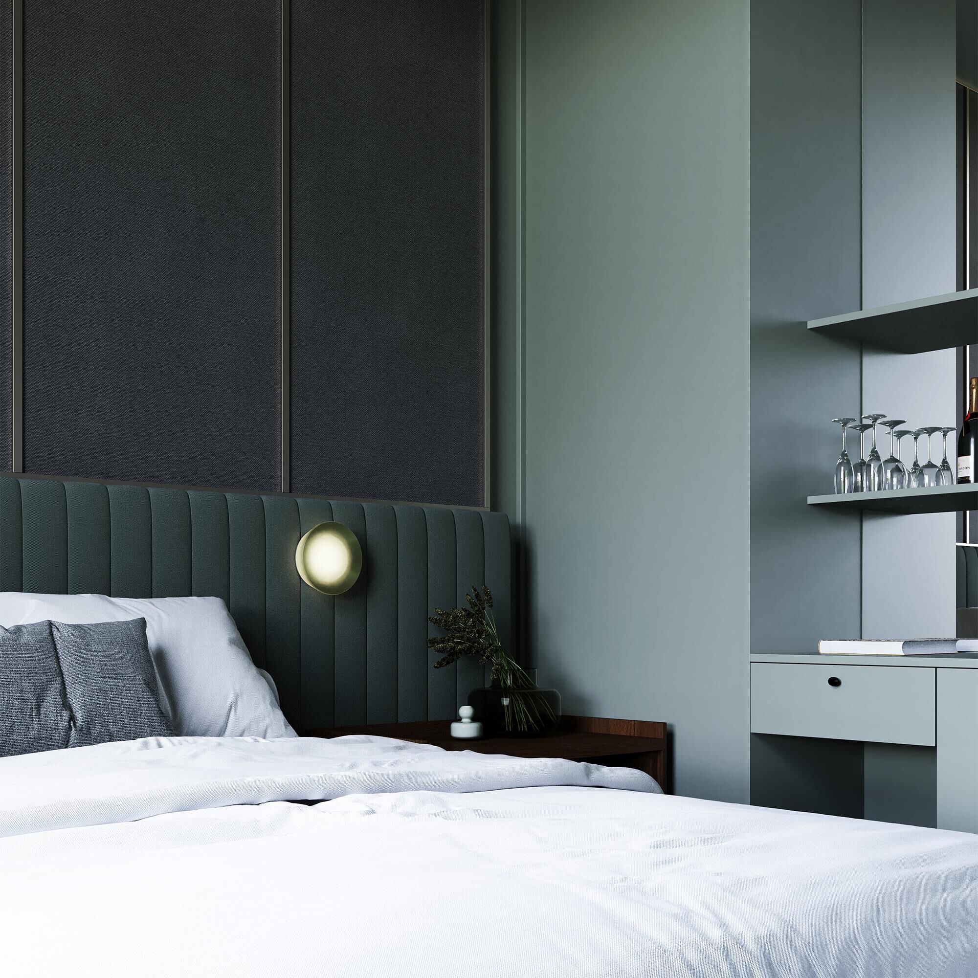 Shown in Moss finish