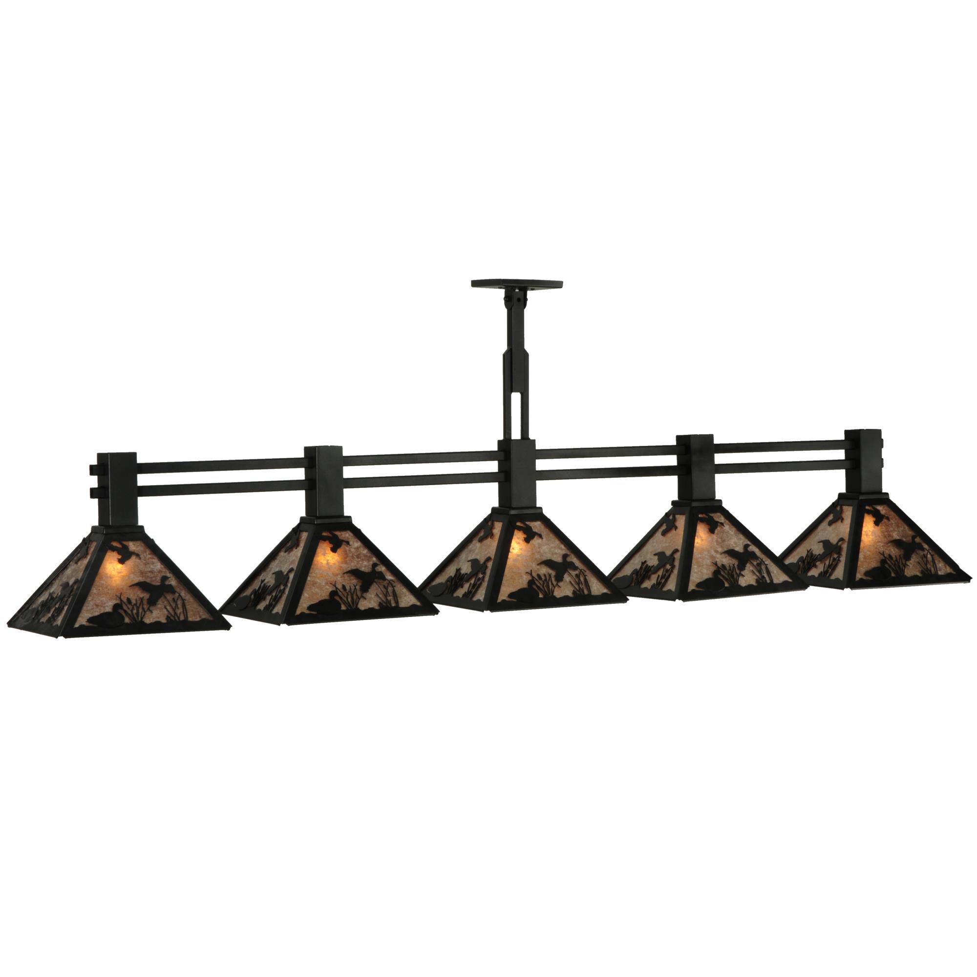 Ducks In Flight 75 Inch 5 Light Linear Suspension Light by Meyda Lighting