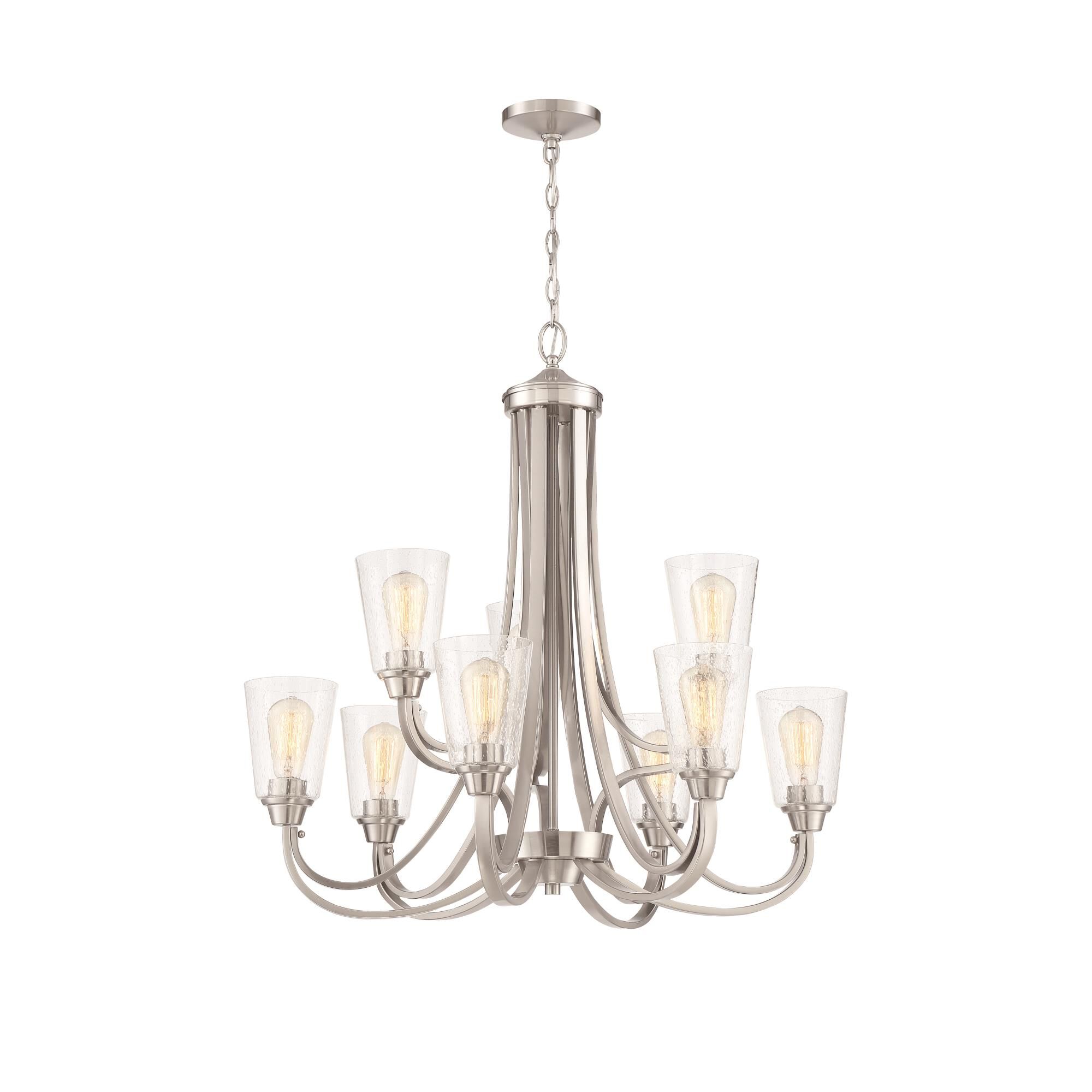 Grace 32 Inch 9 Light Chandelier by Craftmade