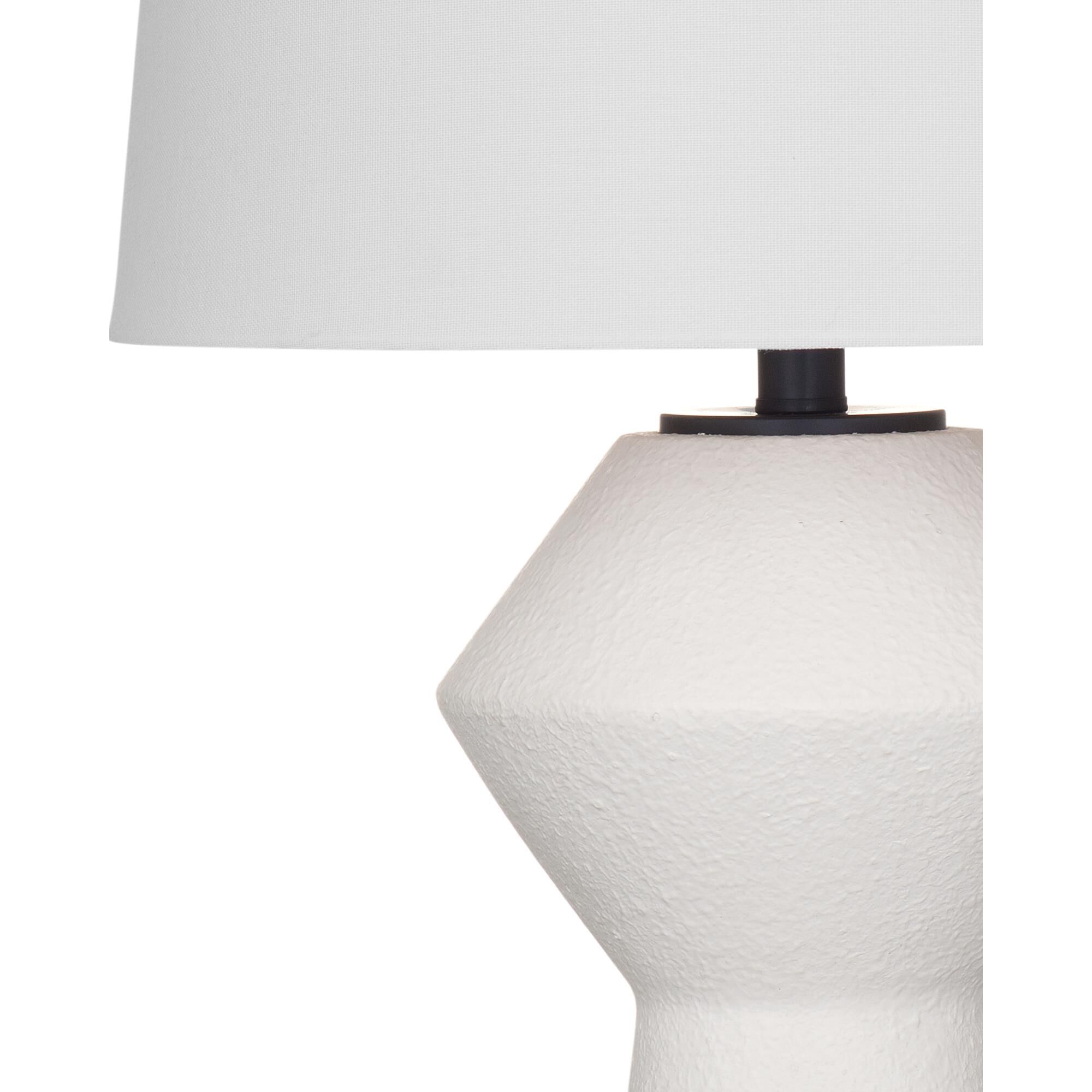 Shown in Matte White finish and White shade