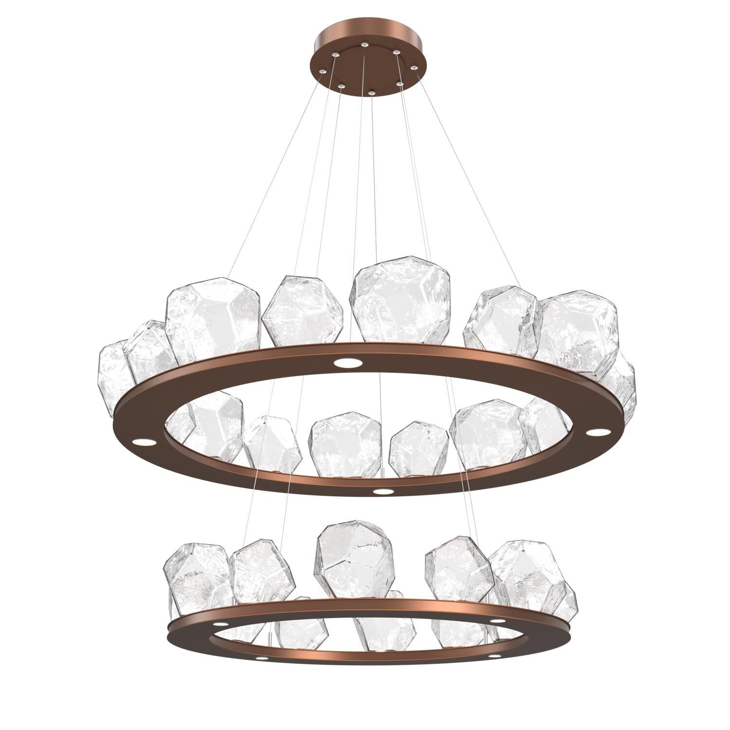 Gem 48 Inch 36 Light LED Chandelier by Hammerton Studio