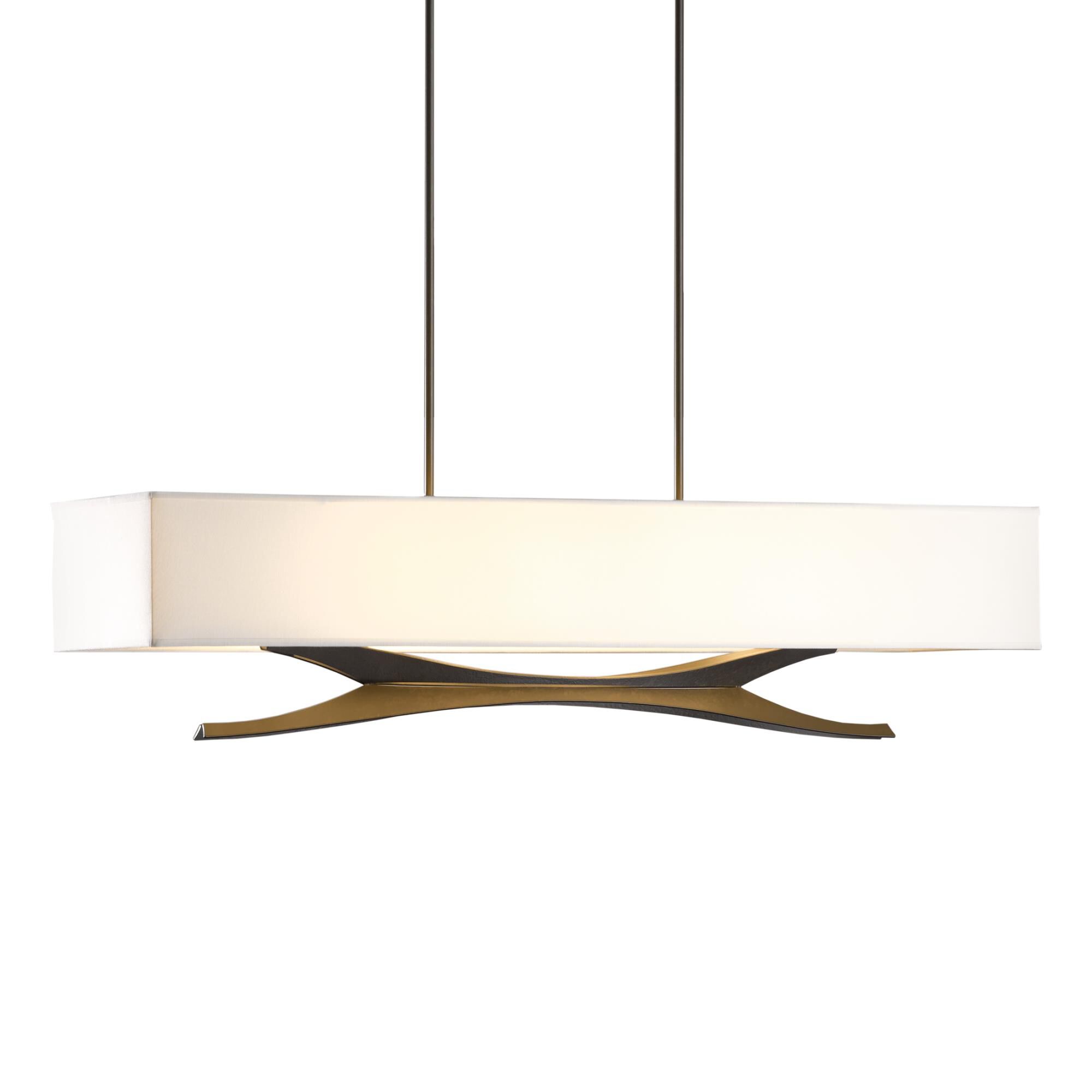 Shown in Dark Smoke finish and White shade