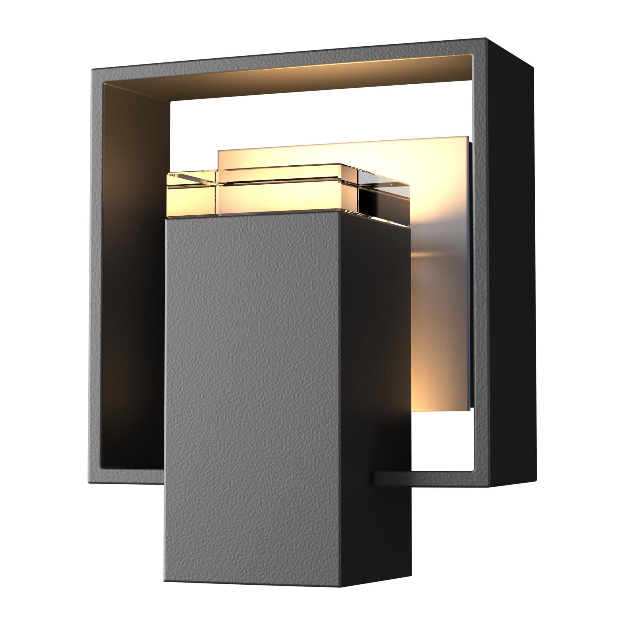 Hubbardton Forge Shadow Box 8 Inch Tall Outdoor Wall Light