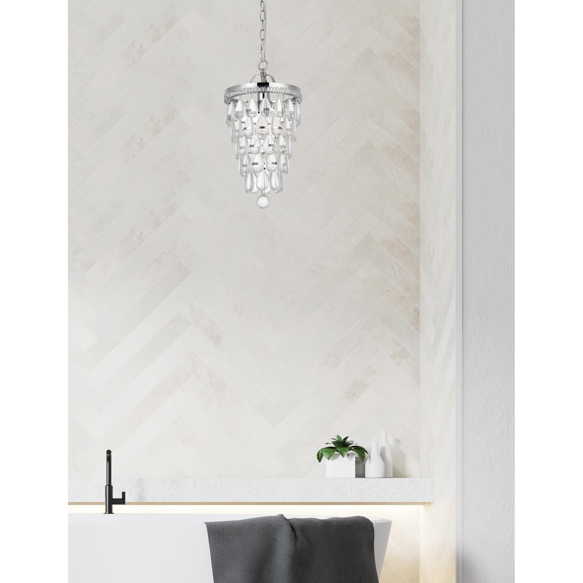 Elegant Lighting Reese 9 Inch Mini Pendant