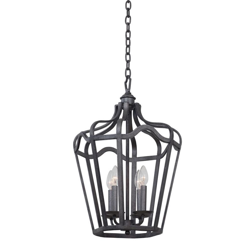 Livingston Small Lantern Pendant by Kalco