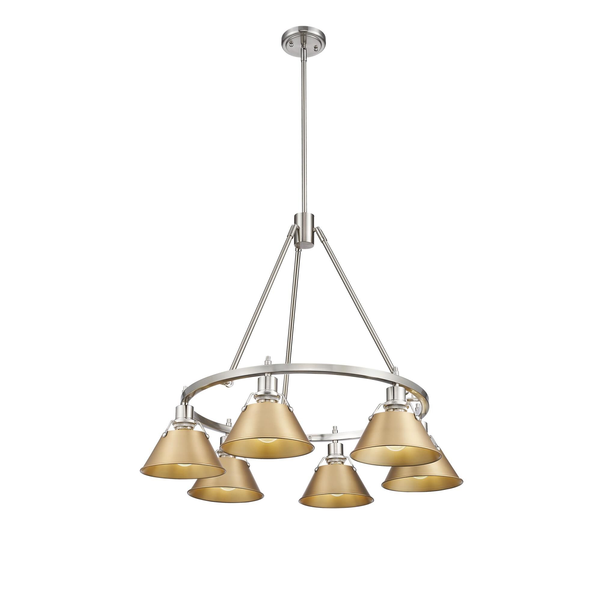 Orwell 29 Inch Chandelier by Golden Lighting