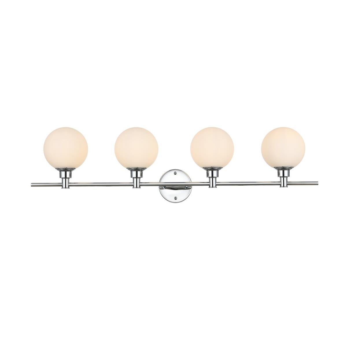 Cordelia 38 Inch 4 Light Bath Vanity Light by Elegant Lighting
