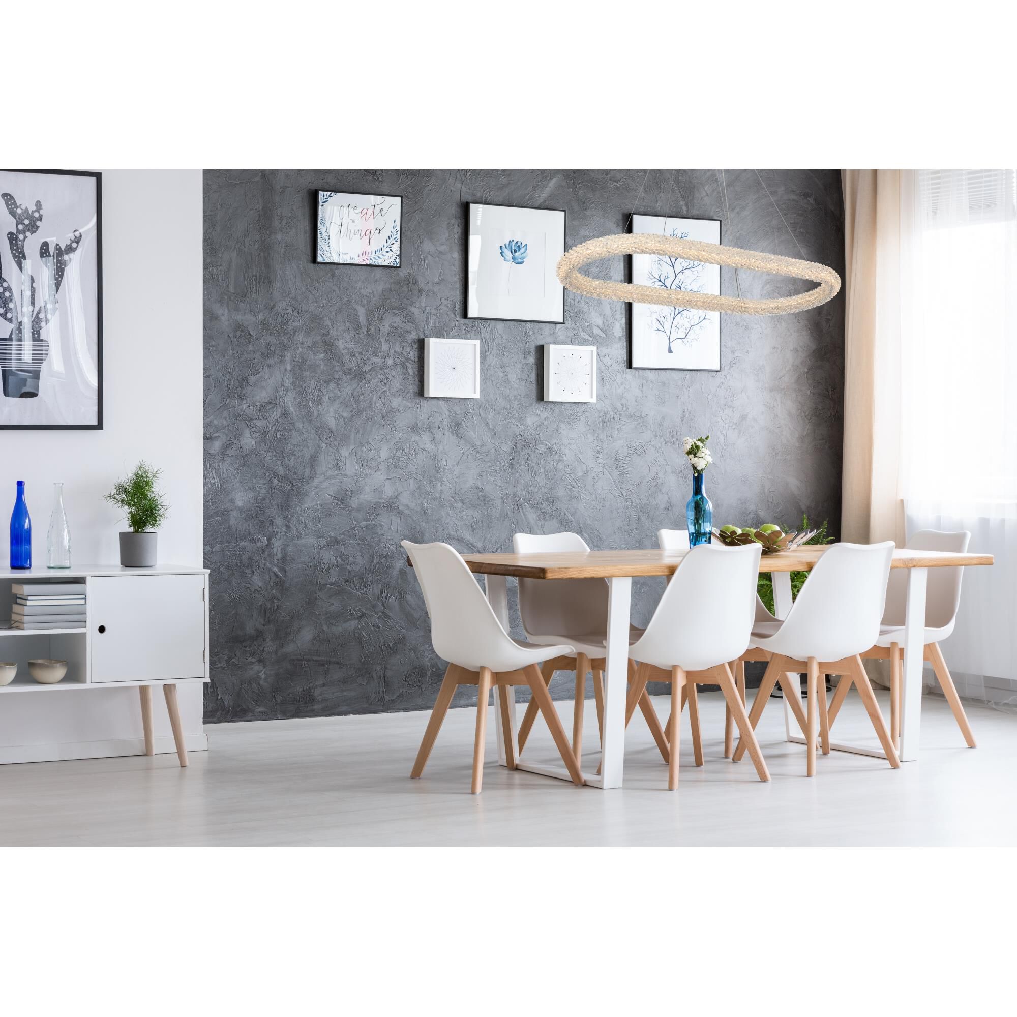 Bowen 42 Inch Linear Suspension Light by Elegant Lighting