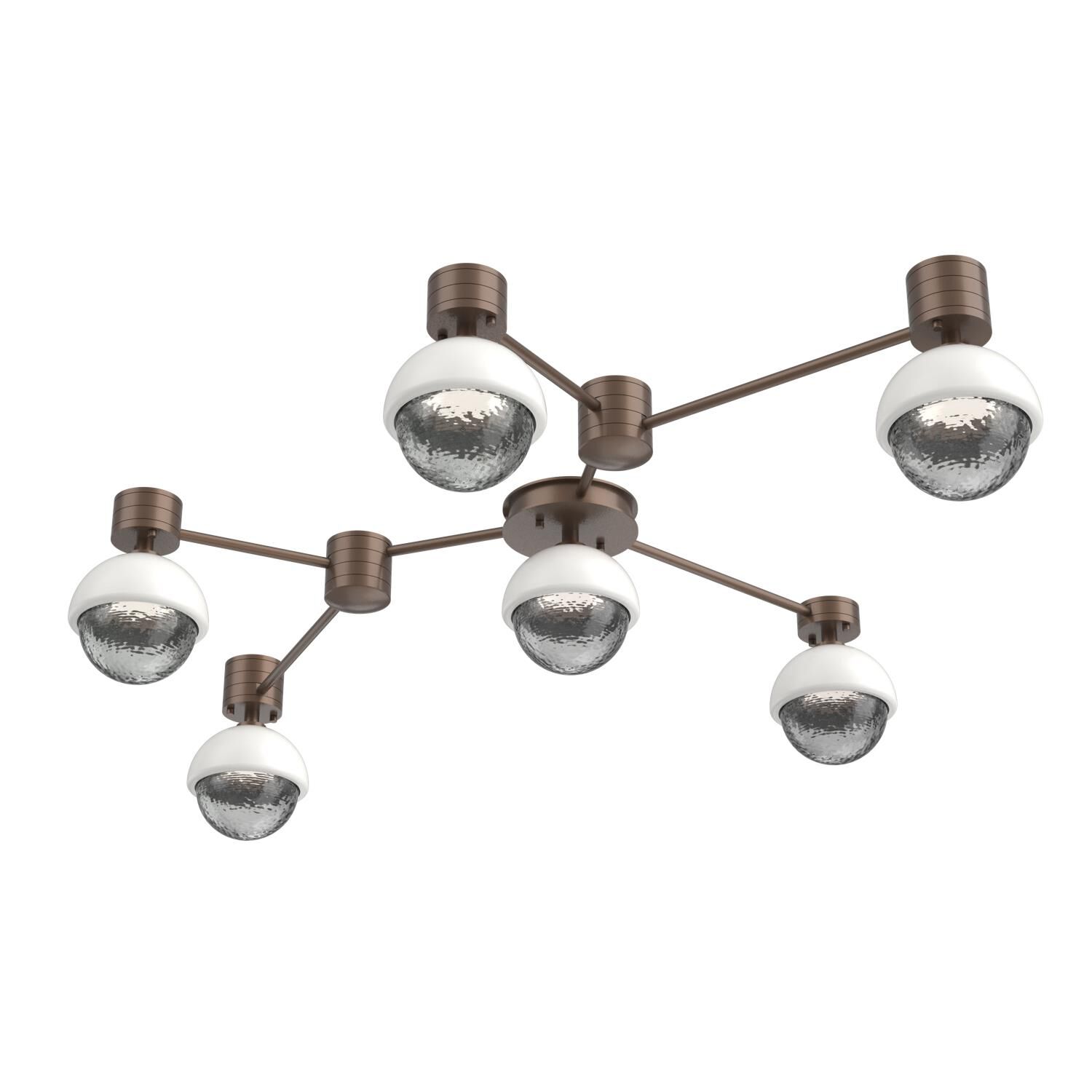 Shown in Burnished Bronze finish and Smoke glass and Salt White accent