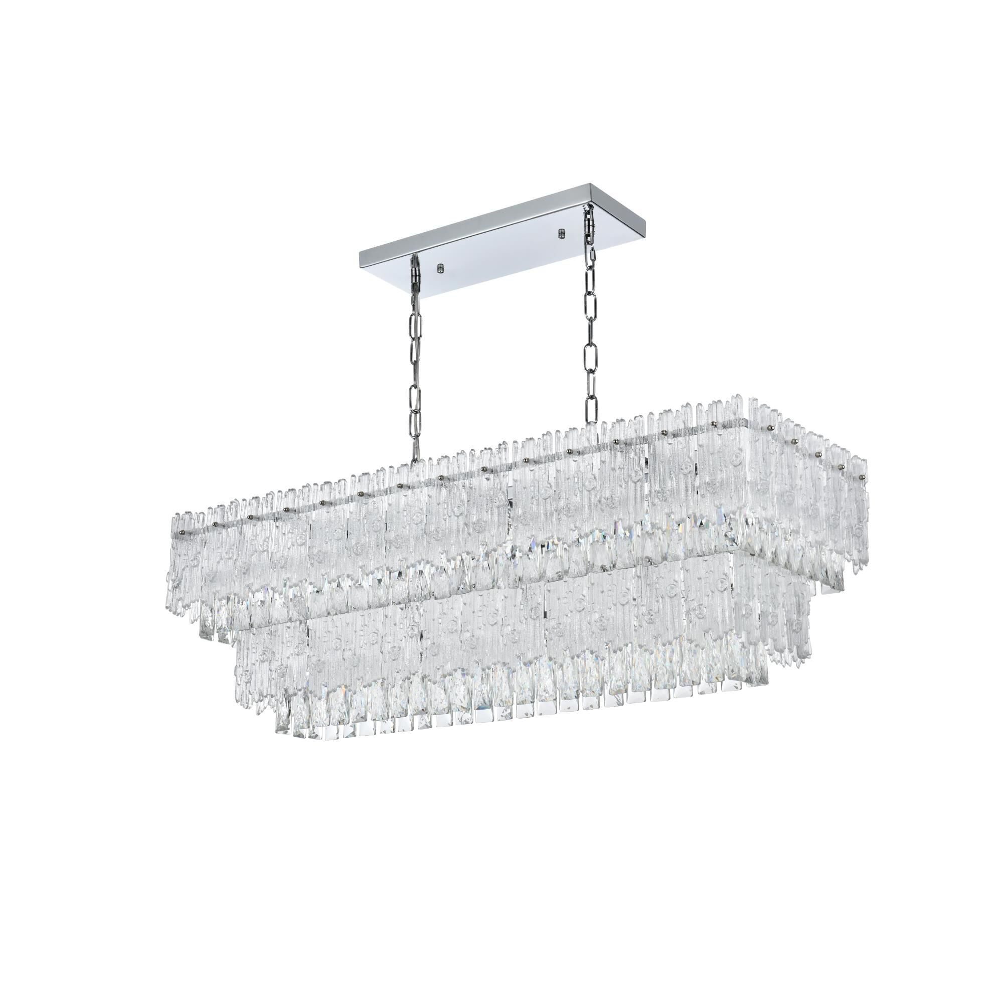 Emilia 37 Inch Linear Suspension Light by Elegant Lighting