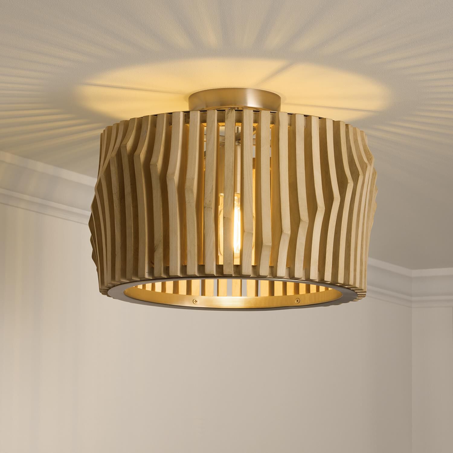 Archer 16 Inch Semi Flush Mount by Capital Lighting