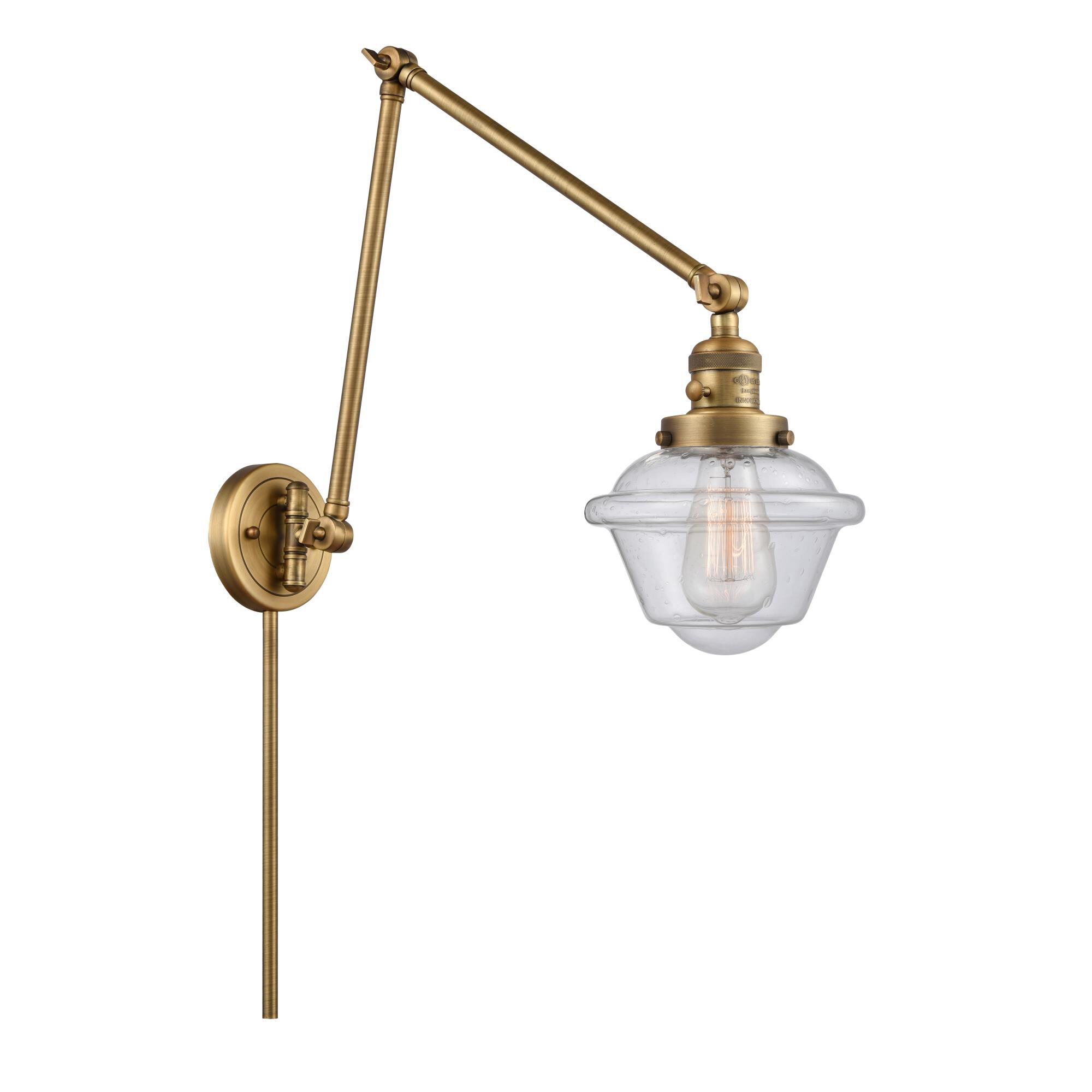 Bruno Marashlian Small Oxford Wall Swing Lamp by Innovations Lighting