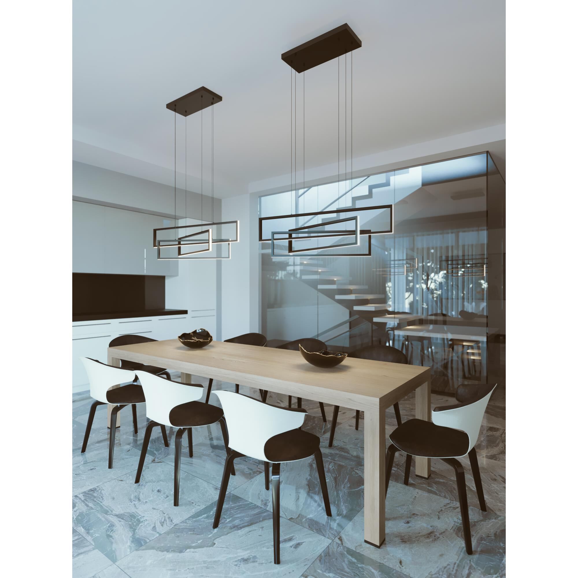 Cole 39 Inch 3 Light LED Linear Suspension Light by AFX Lighting