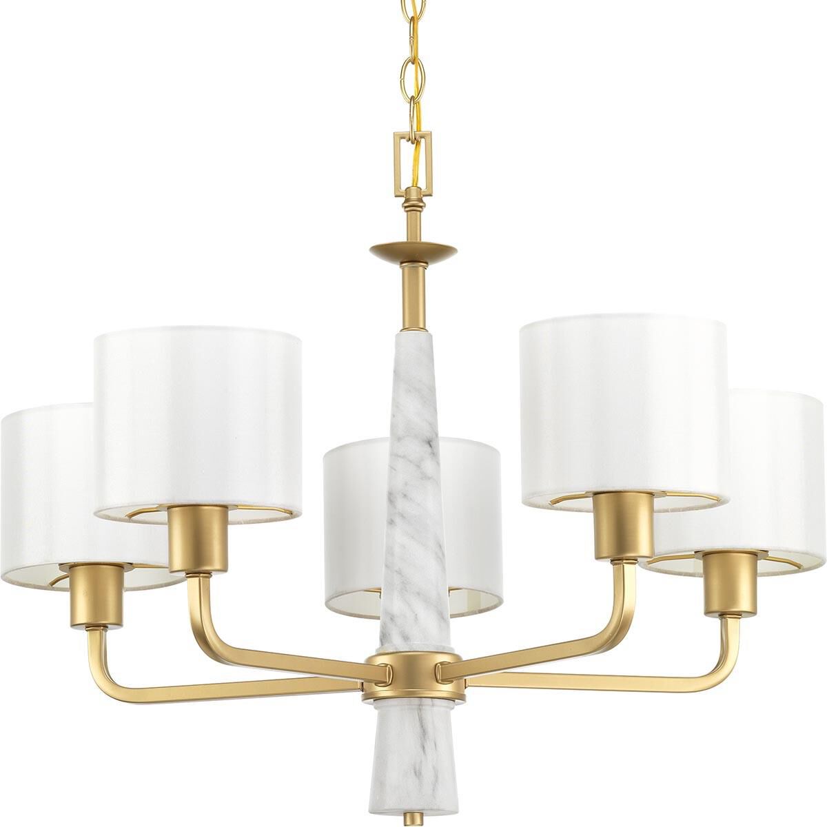 Palacio 27 Inch 5 Light Chandelier by Progress Lighting