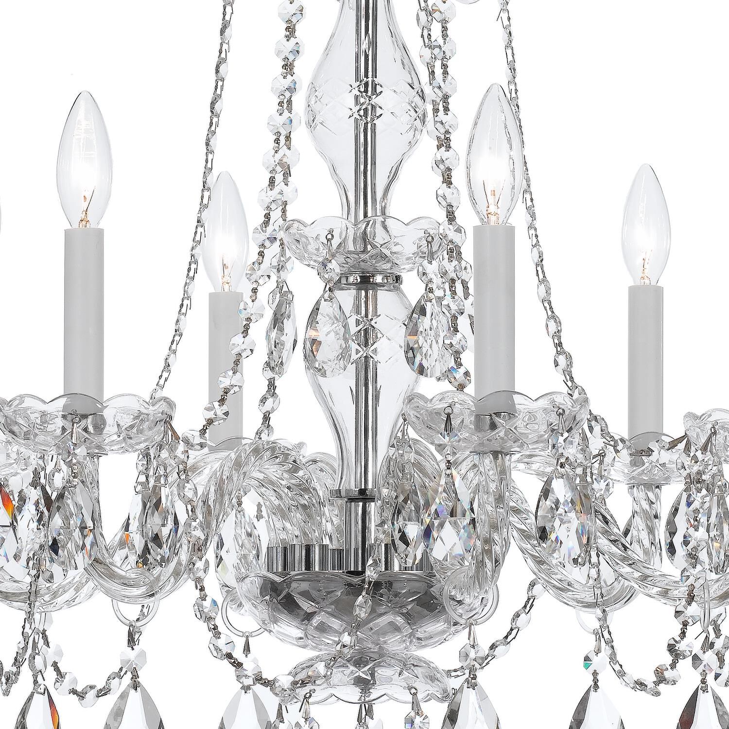Traditional Crystal 23 Inch Chandelier by Crystorama