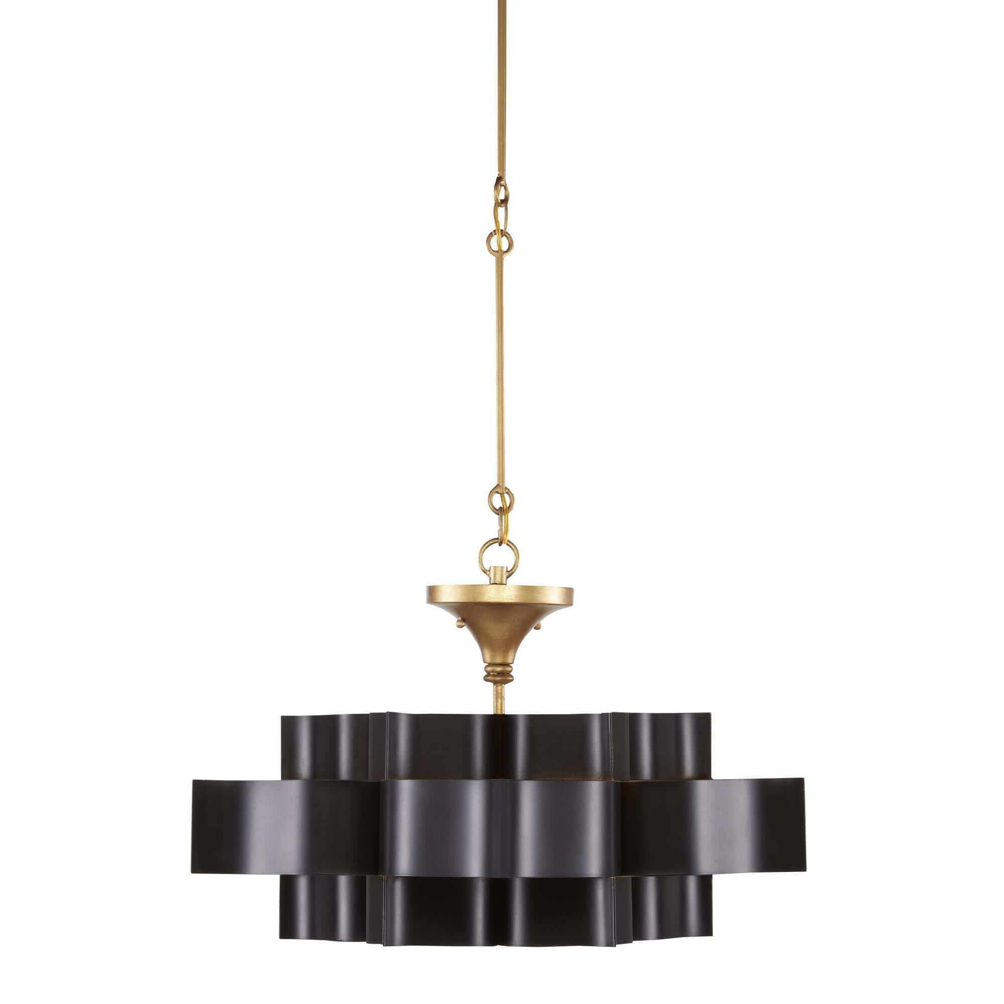 Grand Lotus 20 Inch Mini Chandelier by Currey and Company