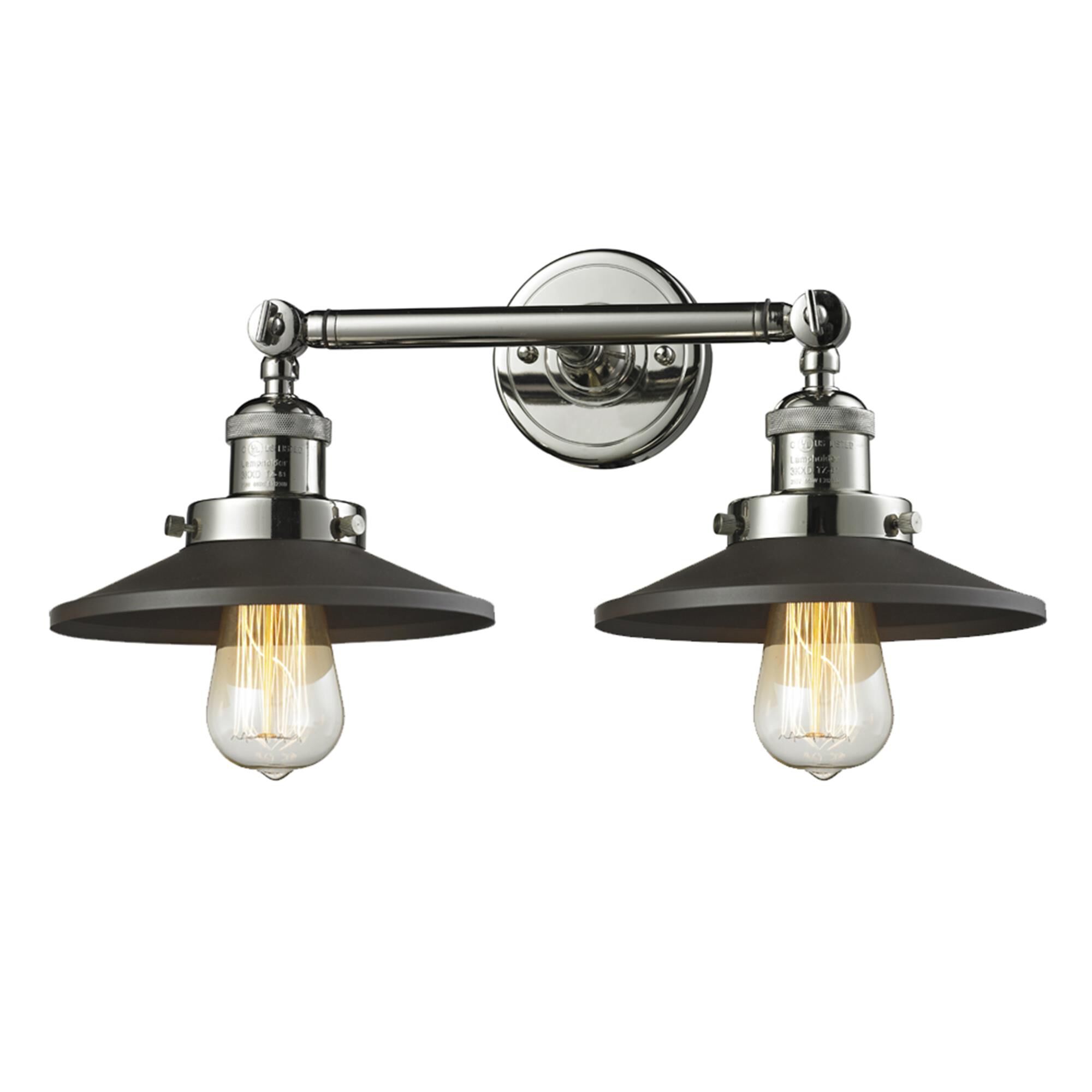Bruno Marashlian Railroad 18 Inch 2 Light Bath Vanity Light by Innovations Lighting
