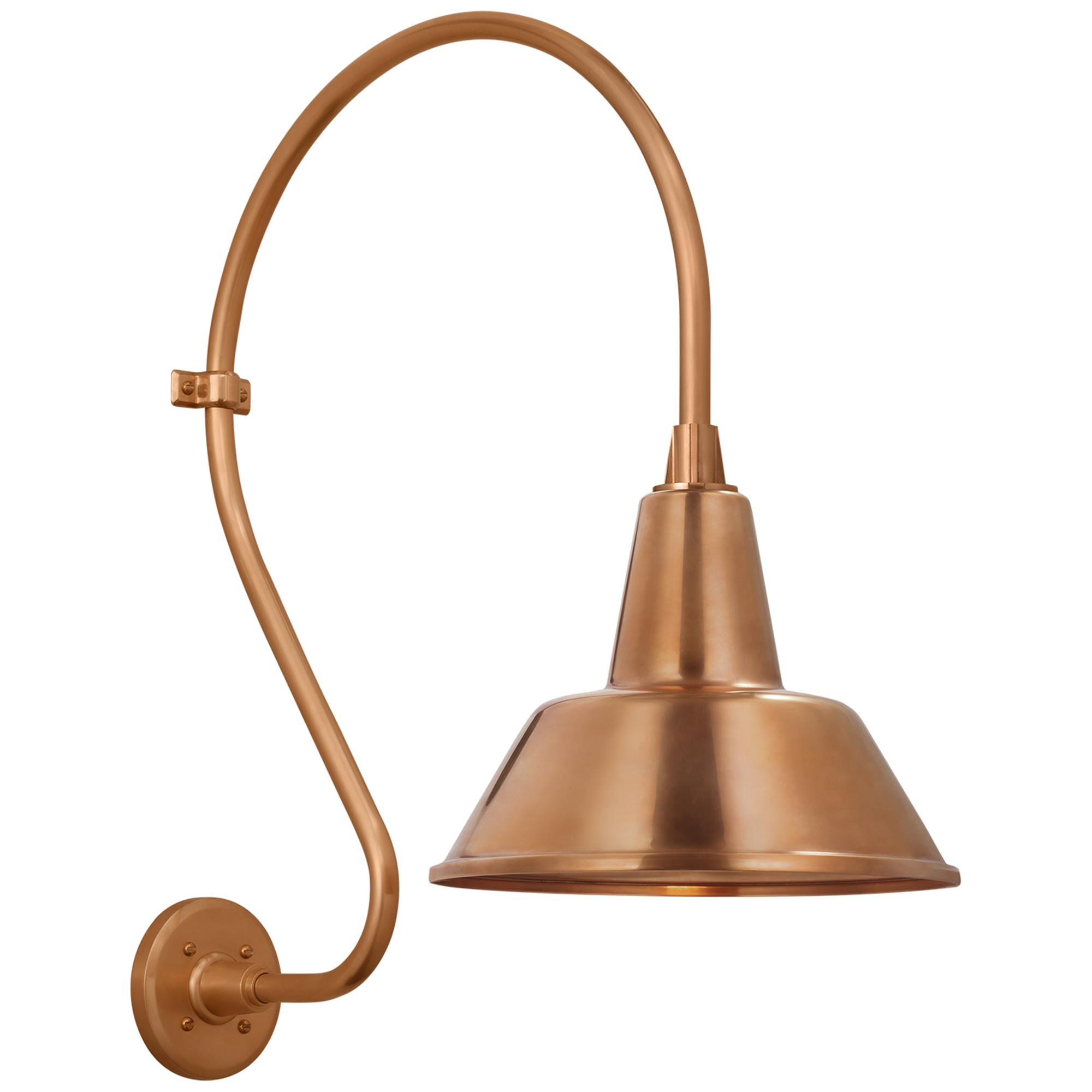 Shown in Soft Copper finish and Copper shade