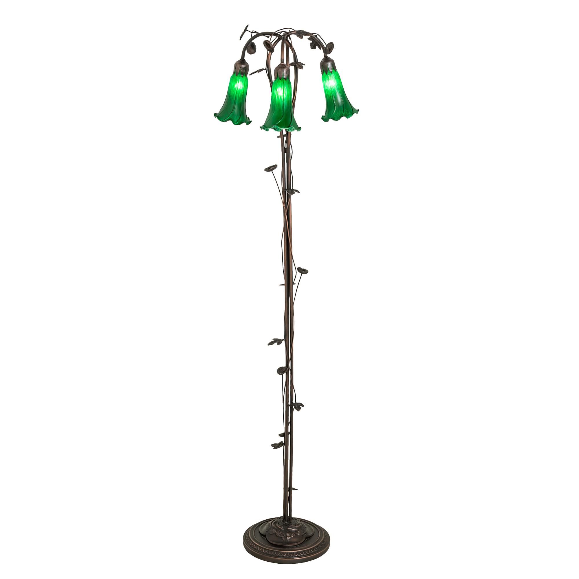 Green 58 Inch Floor Lamp by Meyda Lighting