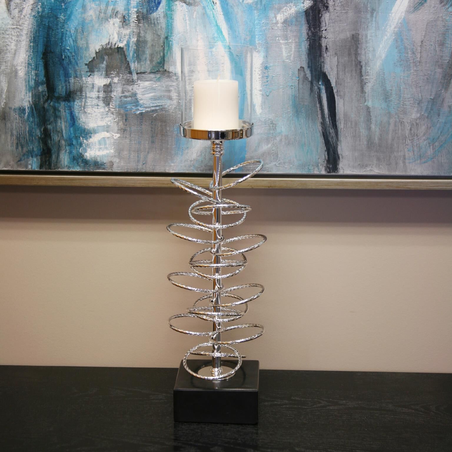 The Ring Toss Candle Holder by Howard Elliott Collection