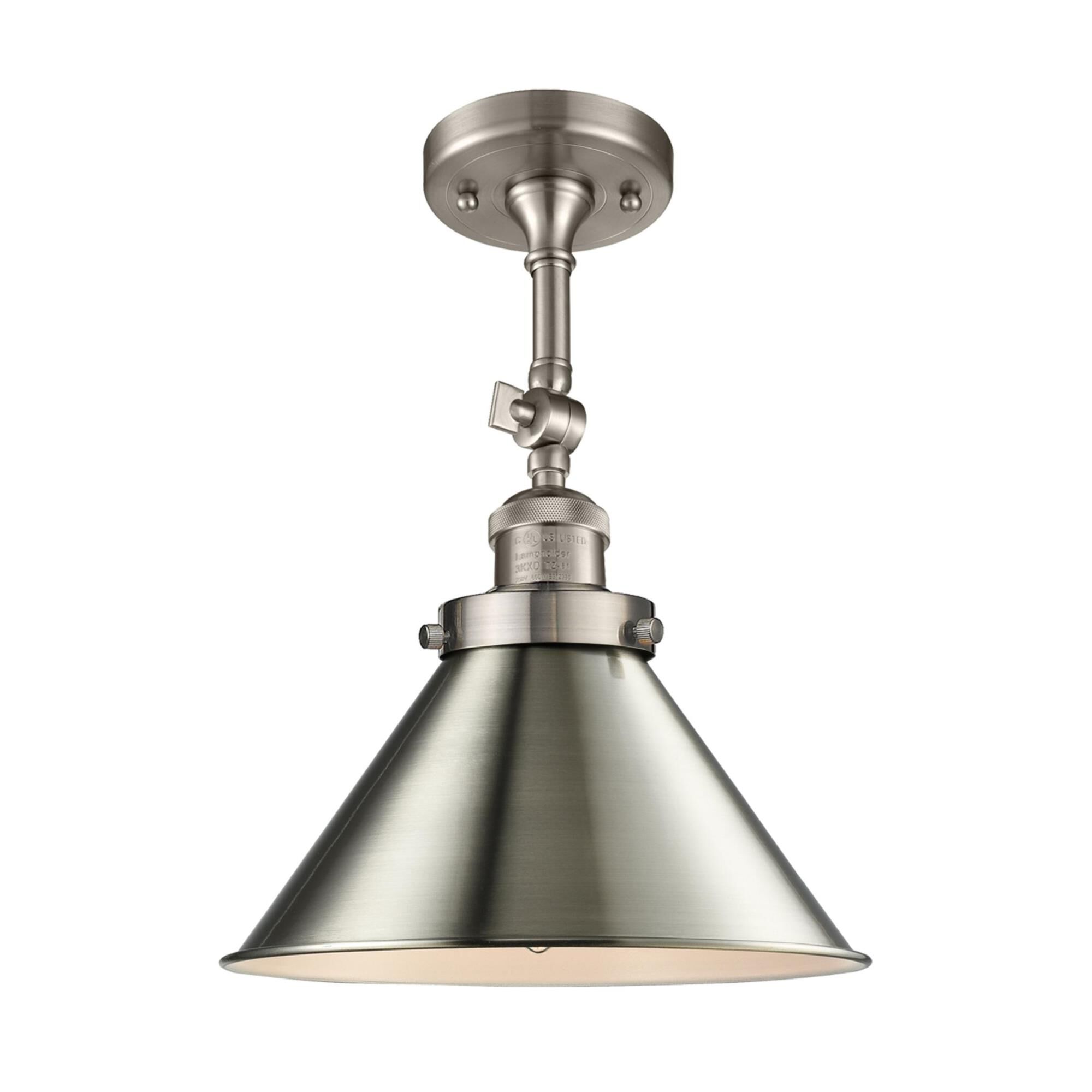 Bruno Marashlian Briarcliff 10 Inch 1 Light Semi Flush Mount by Innovations Lighting