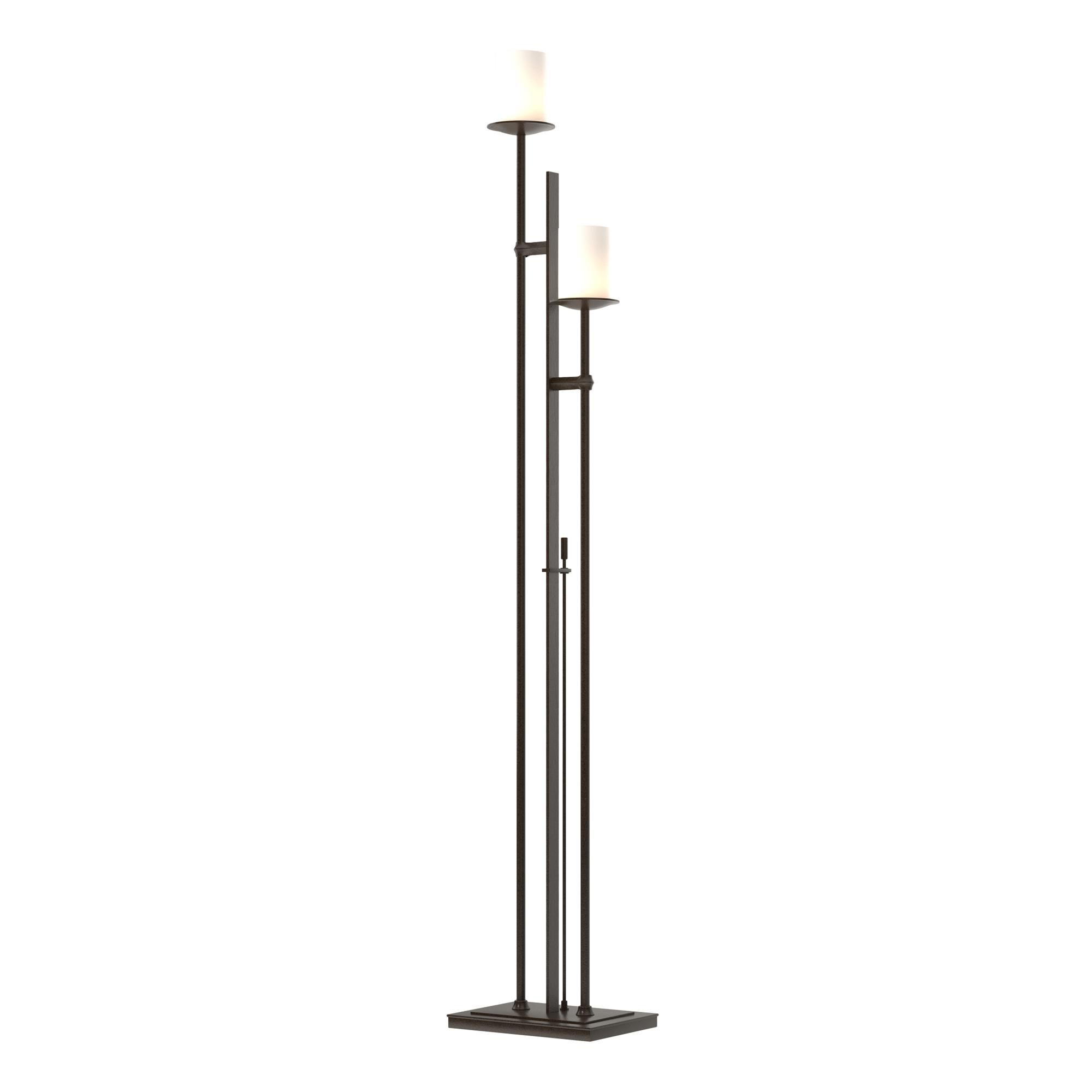 Shown in Oil Rubbed Bronze finish and Opal glass