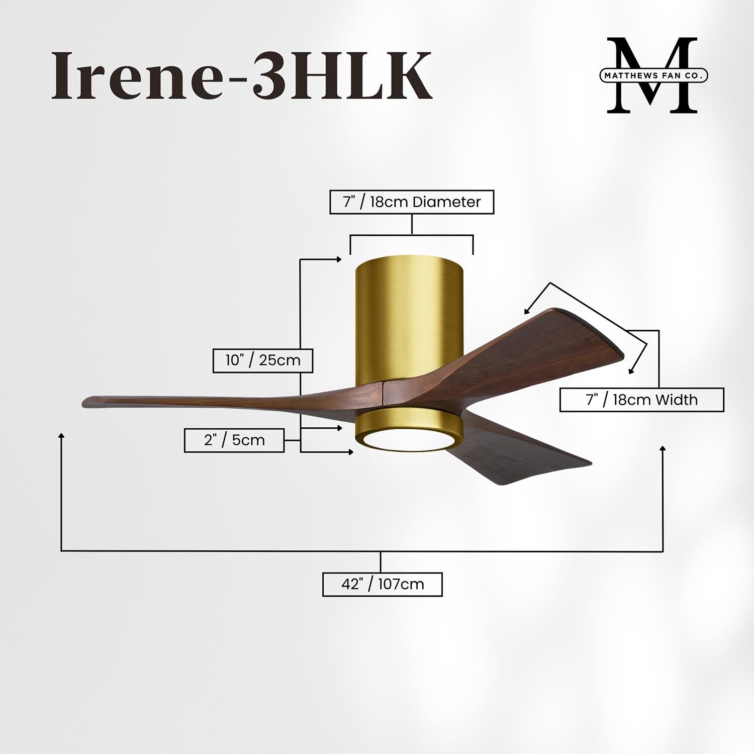 Shown in Brushed Brass finish