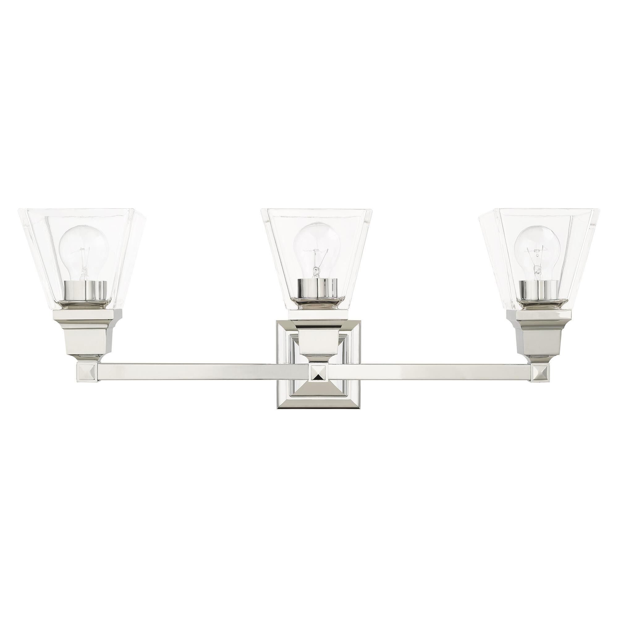 Mission 25 Inch 3 Light Bath Vanity Light by Livex Lighting