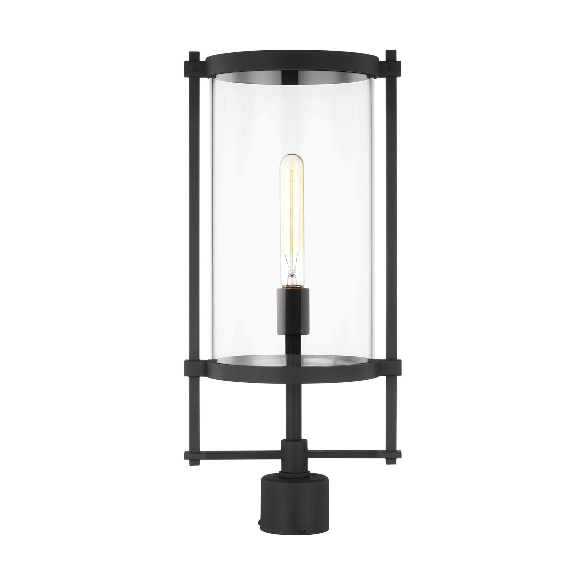 Shown in Textured Black finish and Clear glass