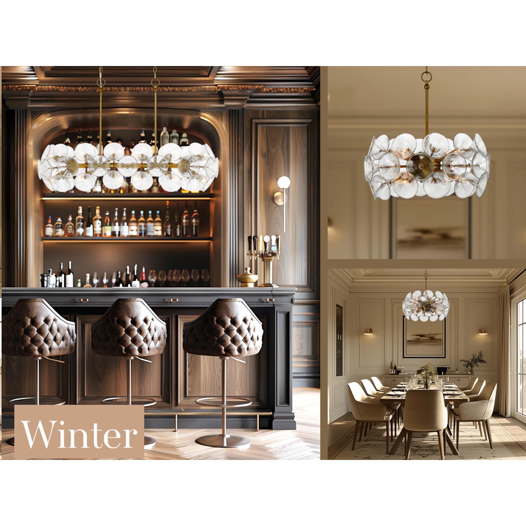 Winter 39 Inch Linear Suspension Light by Minka Lavery