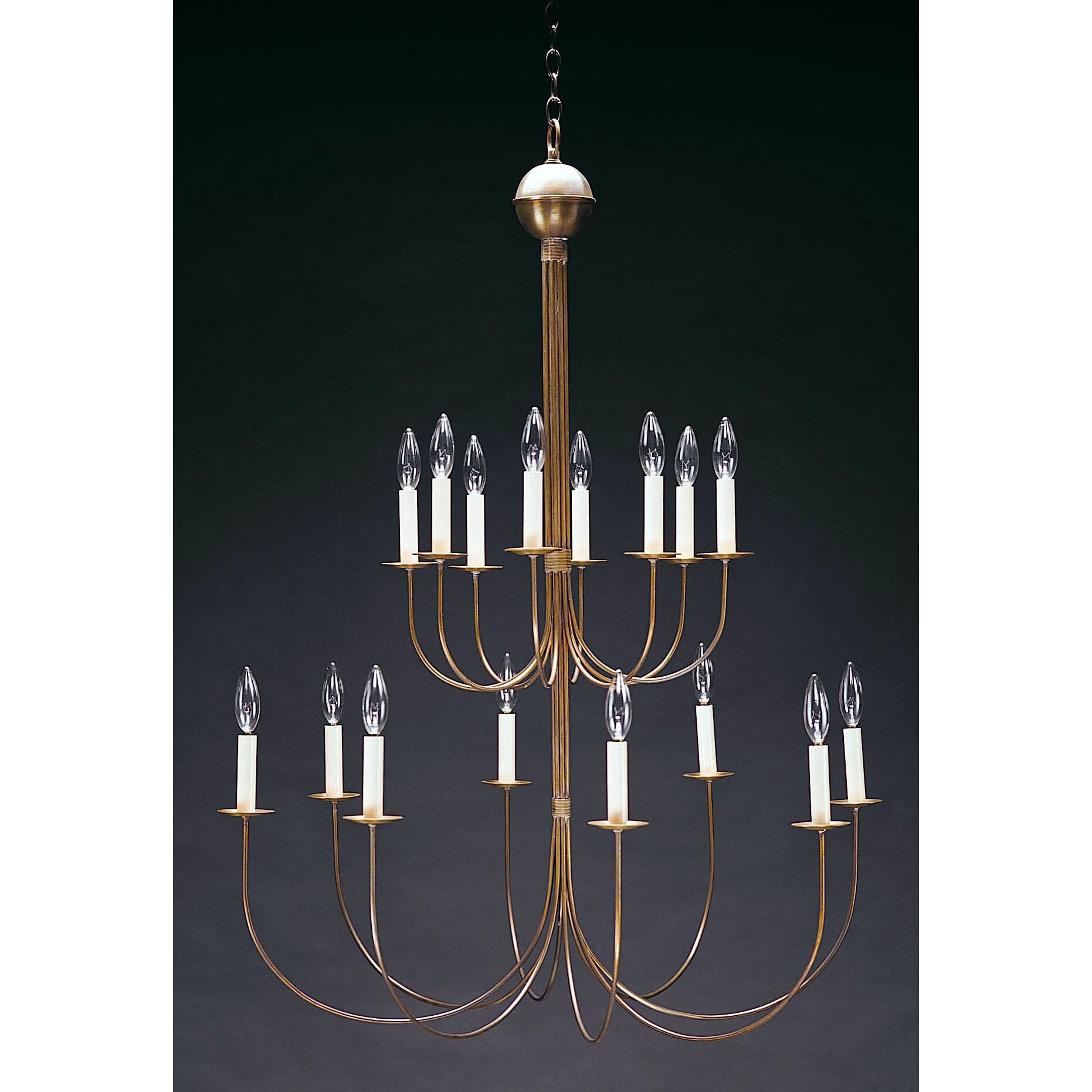 38 Inch 16 Light Chandelier by Northeast Lantern