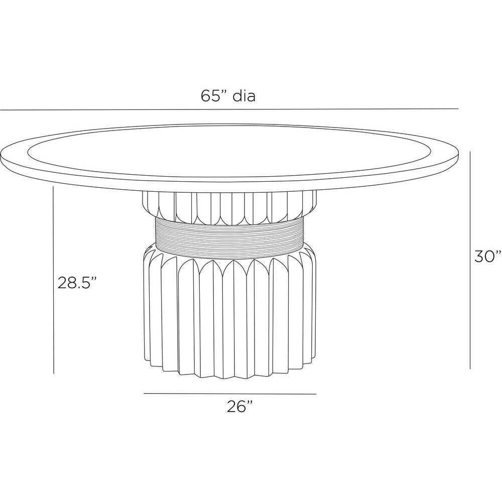 Echo 65 Inch Dining Table by Arteriors Home