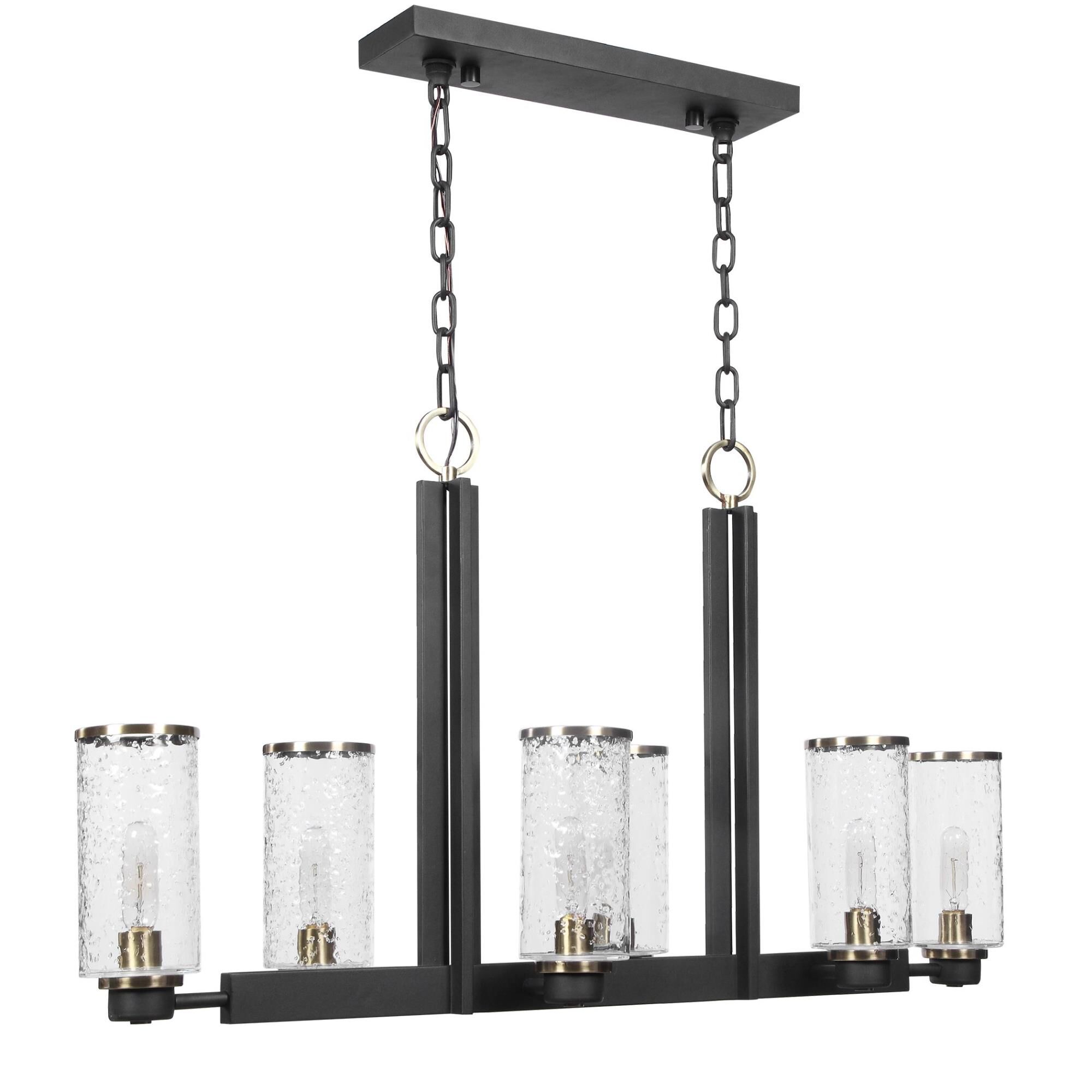 Shown in Black & Antique Brass finish