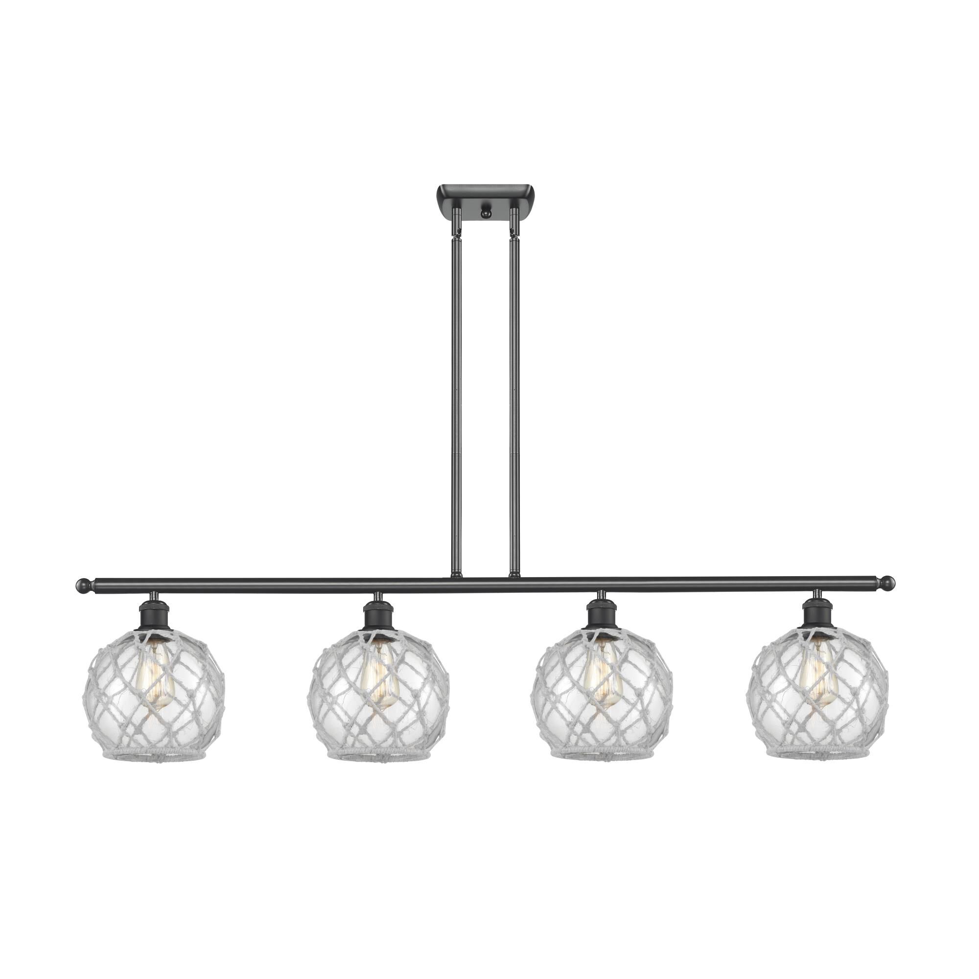 Bruno Marashlian Farmhouse Rope 48 Inch Linear Suspension Light by Innovations Lighting