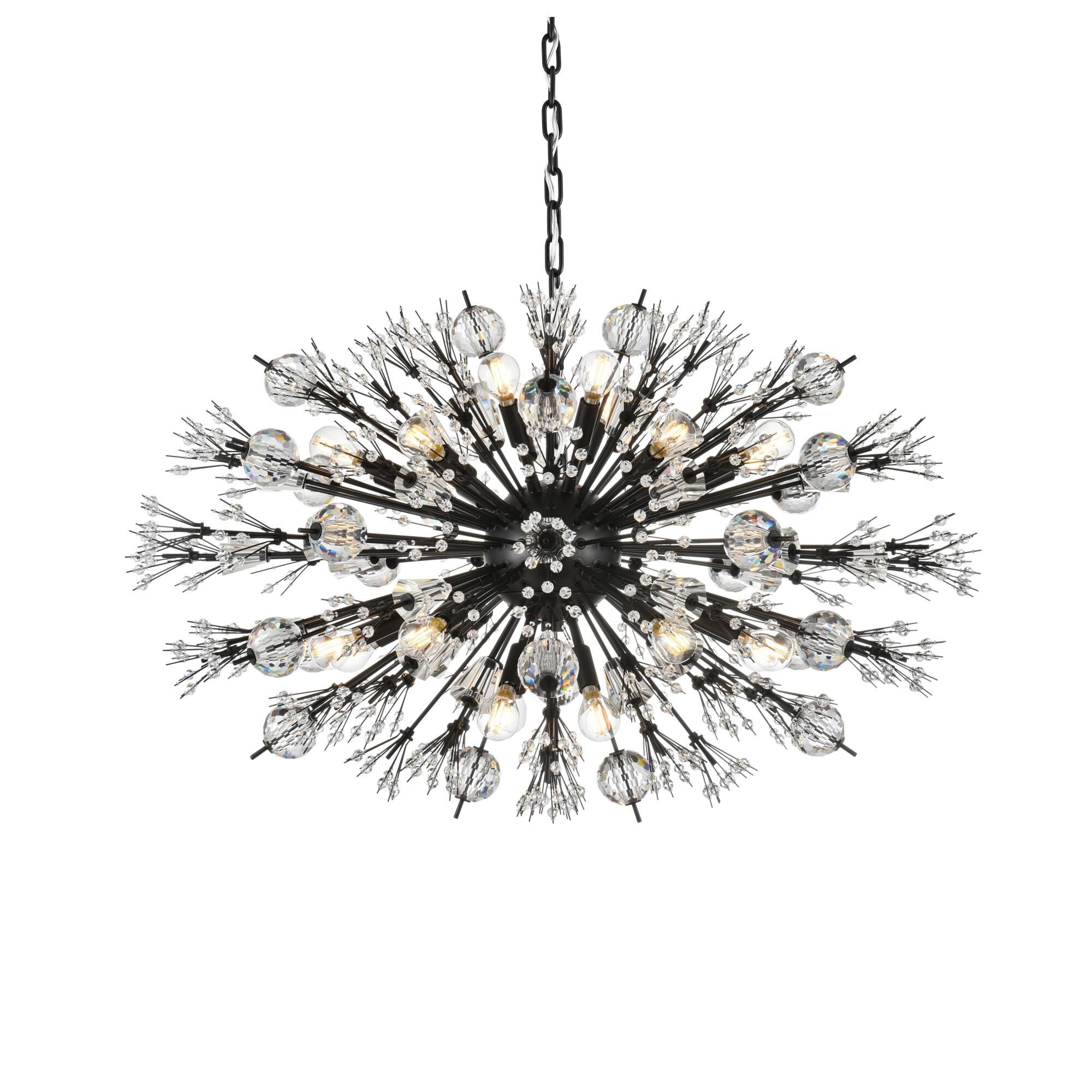 Vera 36 Inch Large Pendant by Elegant Lighting