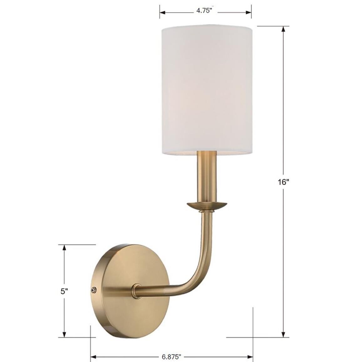 Crystorama Bailey 16 Inch Wall Sconce