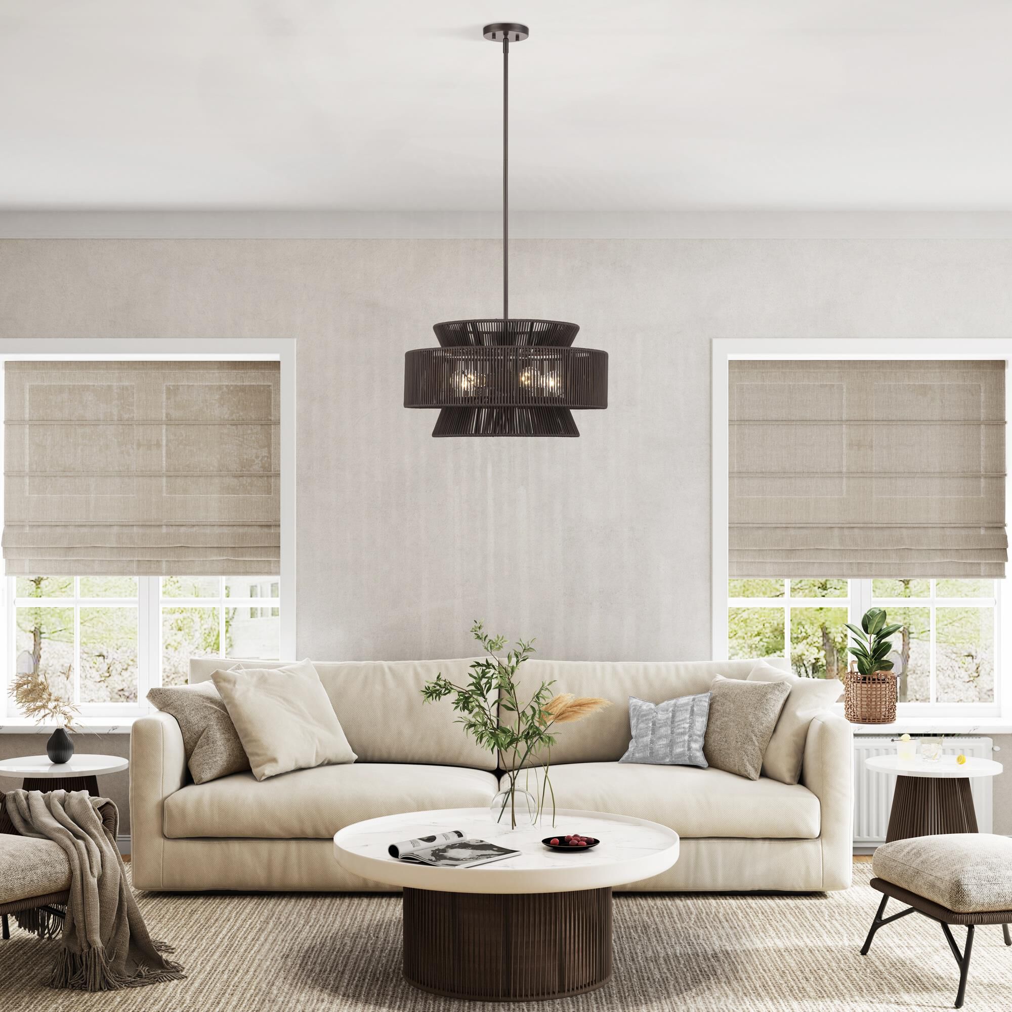 Florell 22 Inch Large Pendant by Livex Lighting