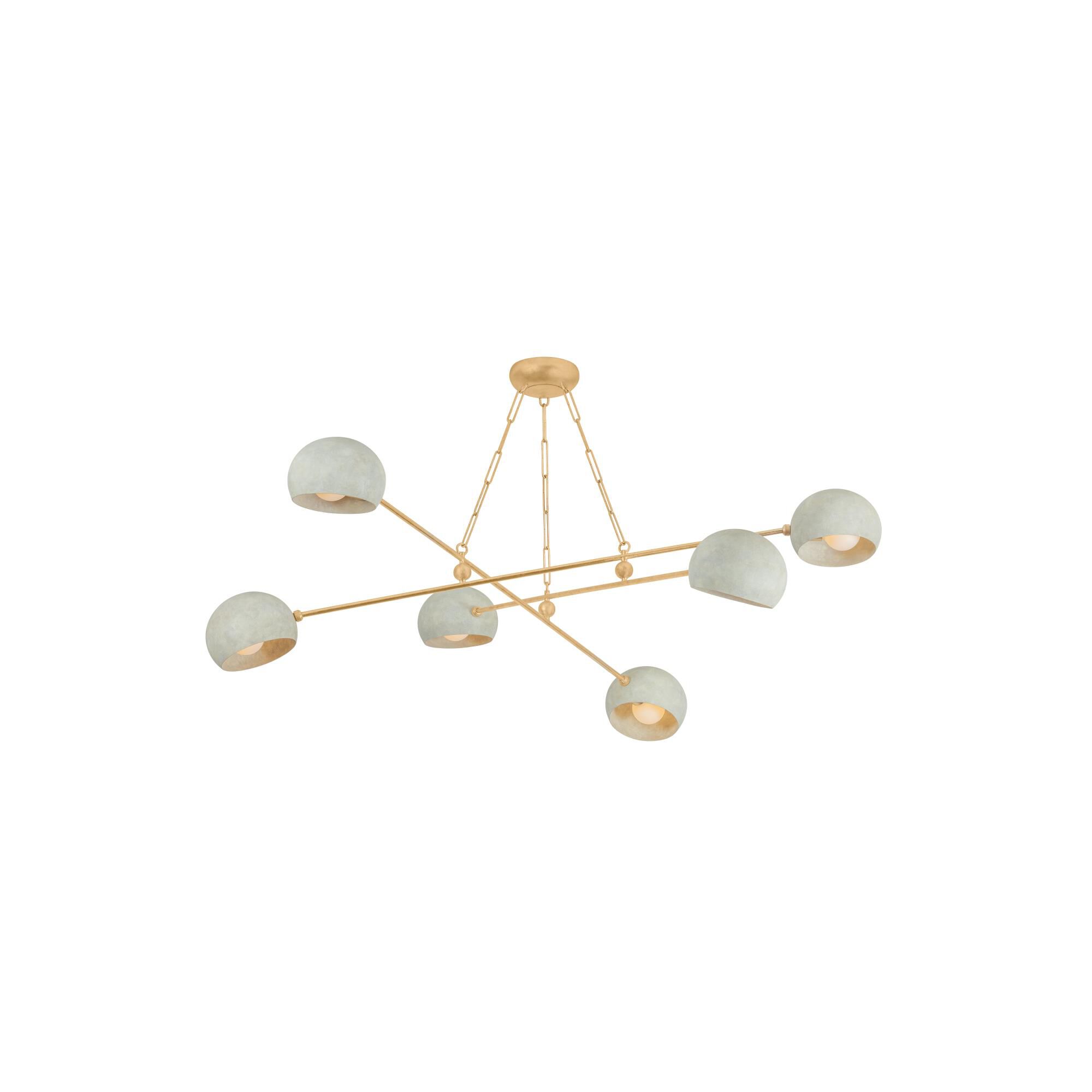 Shown in Vintage Gold Leaf and Limewash Plaster finish