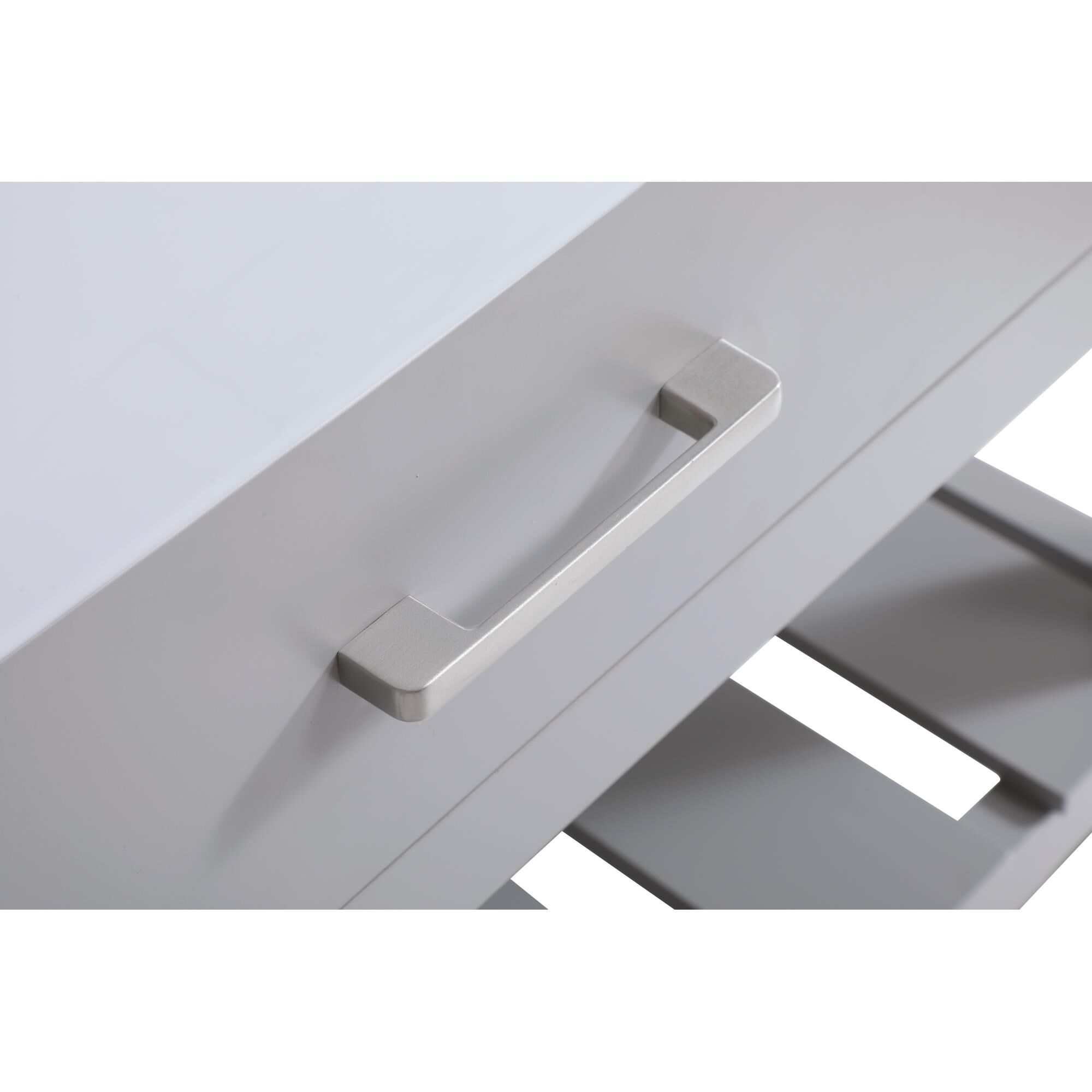 Shown in Grey finish and With Backsplash accent